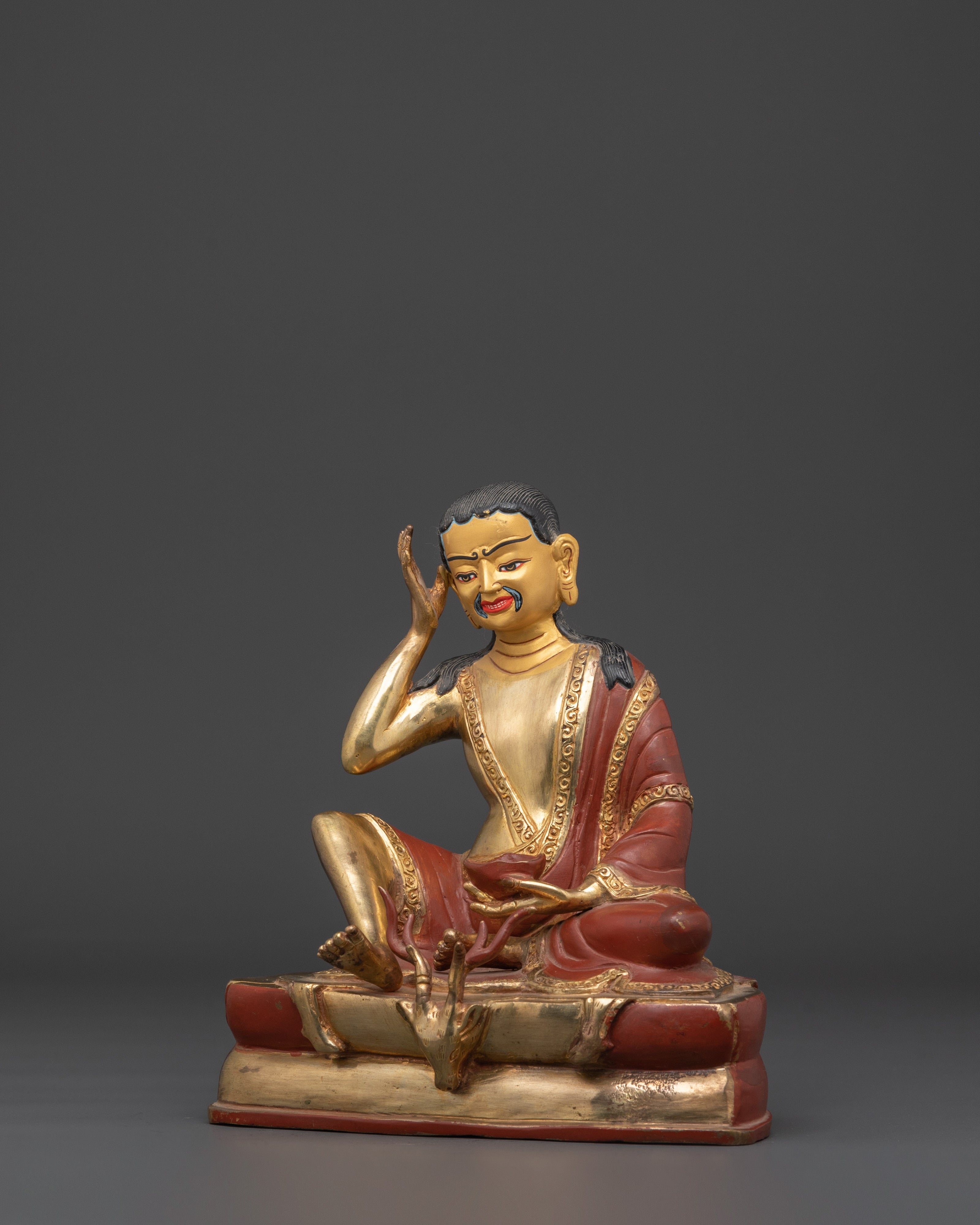 Handcrafted Milerepa Sculpture | Statue for Meditation