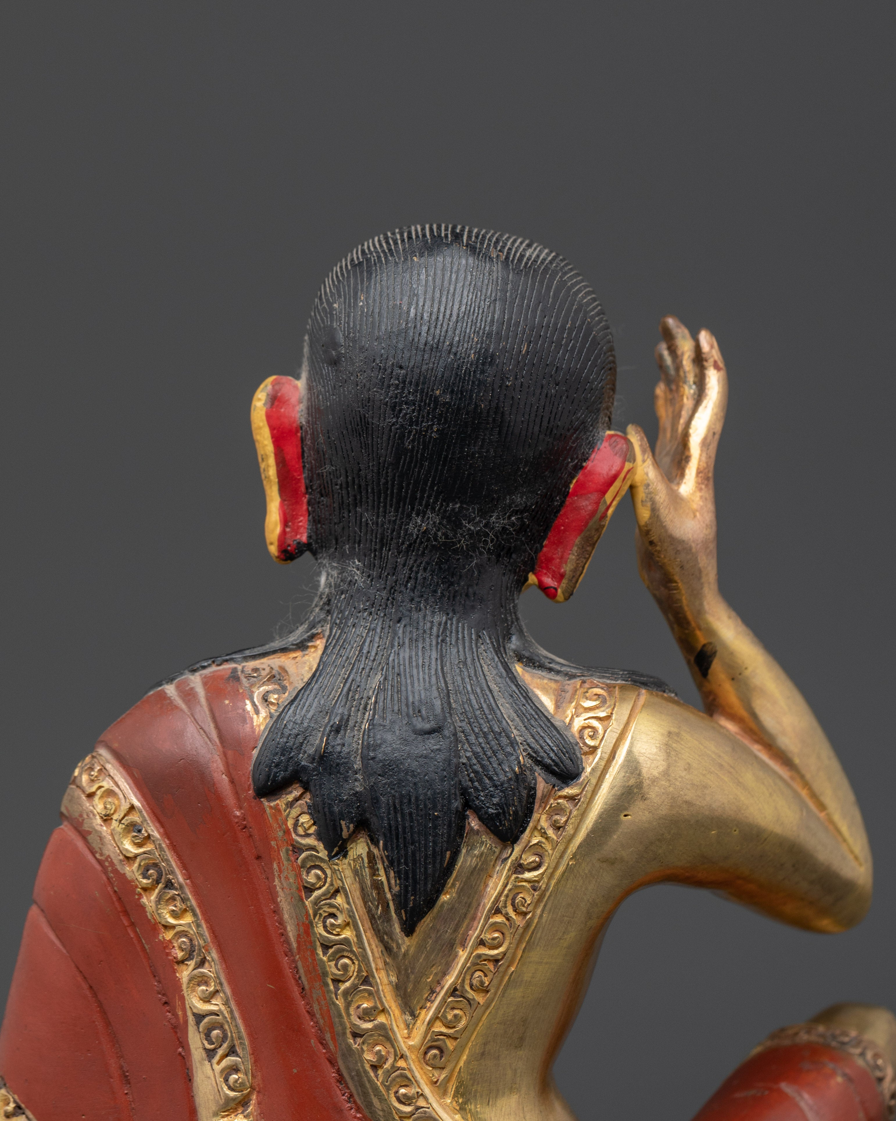 Handcrafted Milerepa Sculpture | Statue for Meditation