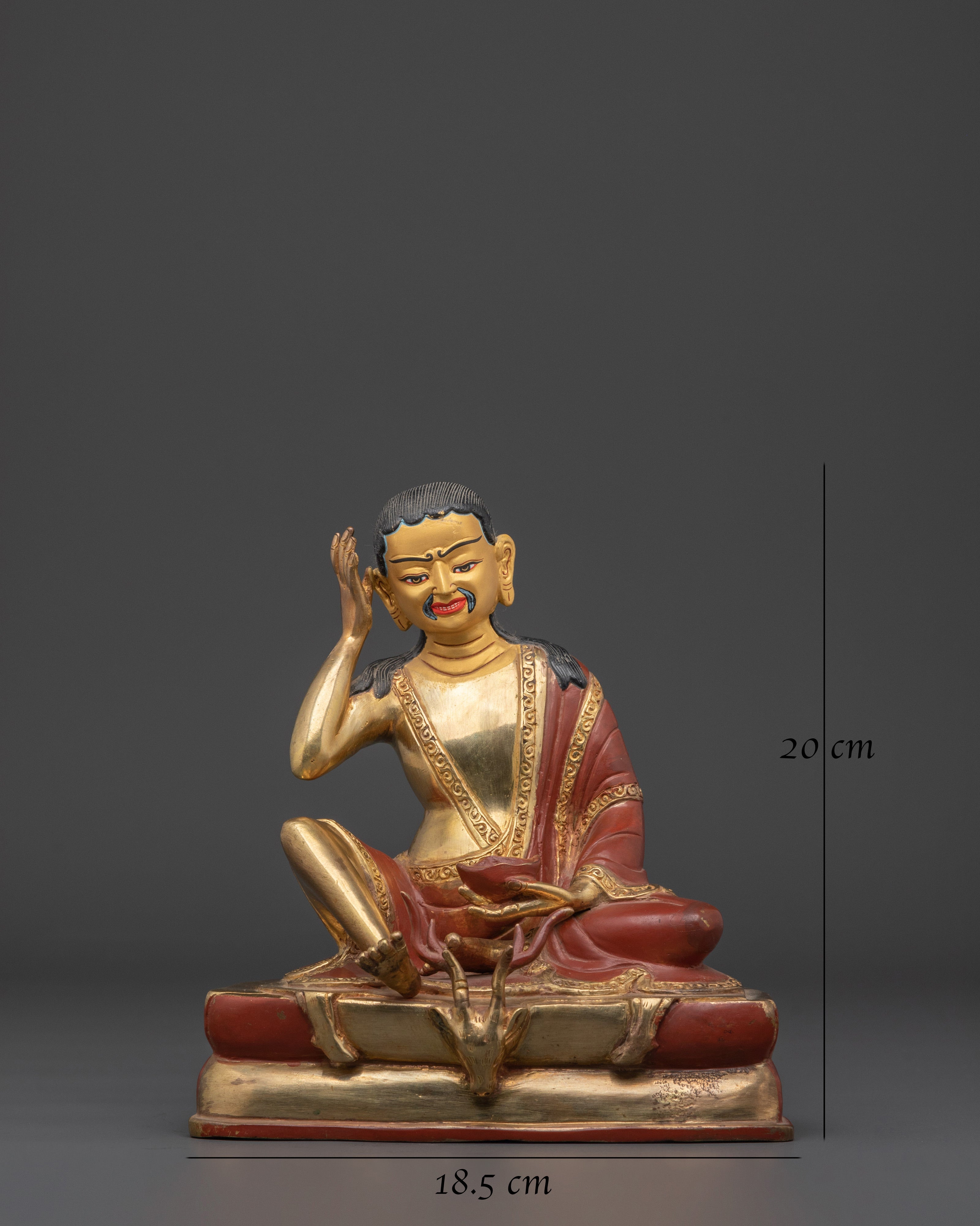 Handcrafted Milerepa Sculpture | Statue for Meditation