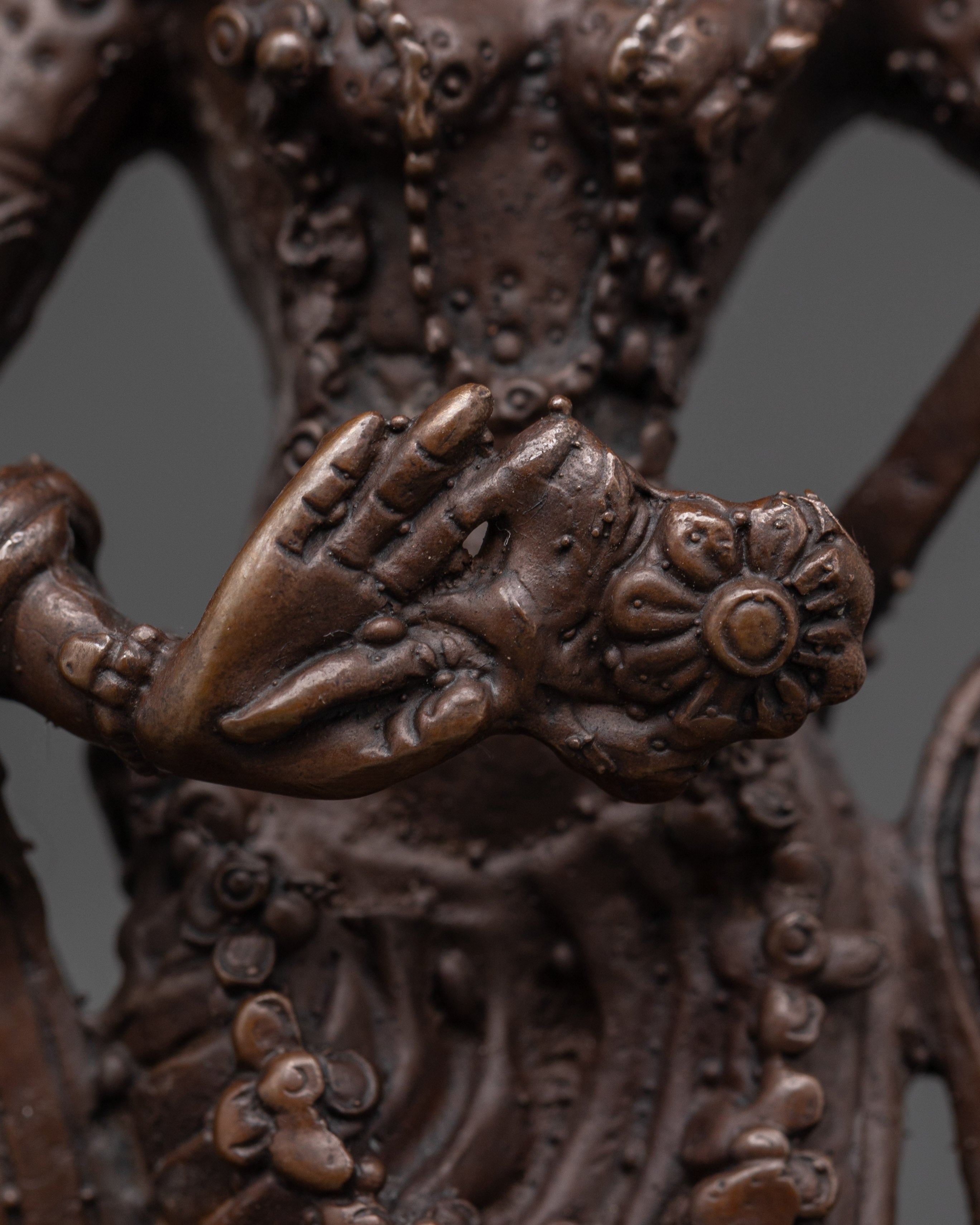 Krishna and Radha Brass Statue | Spiritual Hindu Deity Sculpture