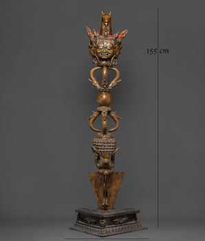 Copper Ceremonial Phurba | Sacred Spiritual Tool for Rituals