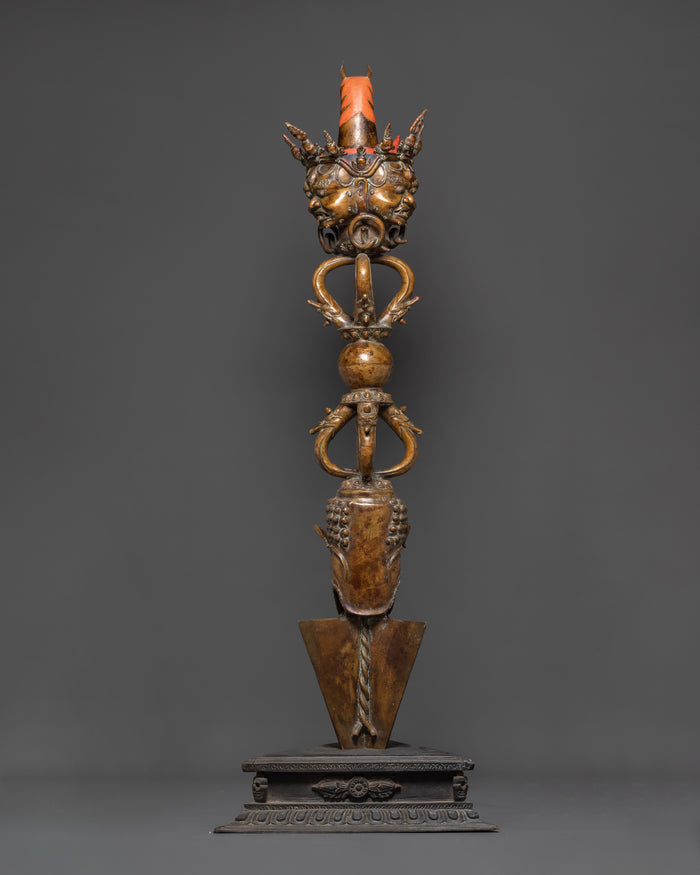 Copper Ceremonial Phurba | Sacred Spiritual Tool for Rituals