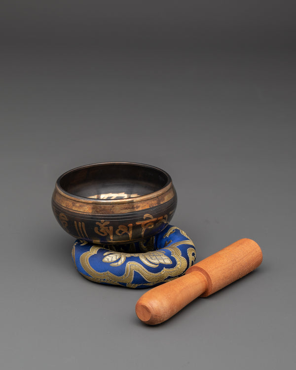 Handcrafted Bronze Singing Bowl |  Sound Healing Bowl with Stick for Meditation