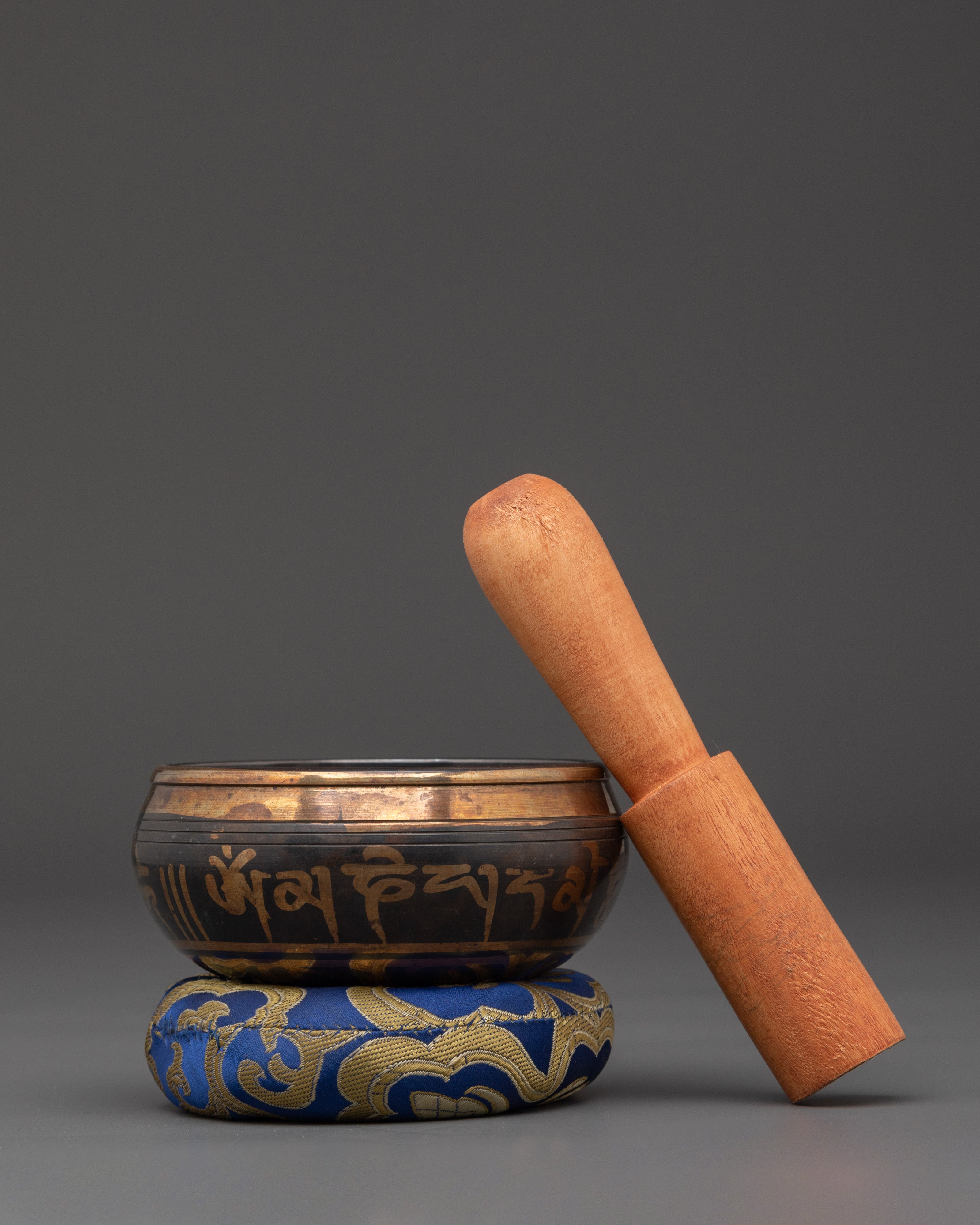 Handcrafted Bronze Singing Bowl |  Sound Healing Bowl with Stick for Meditation
