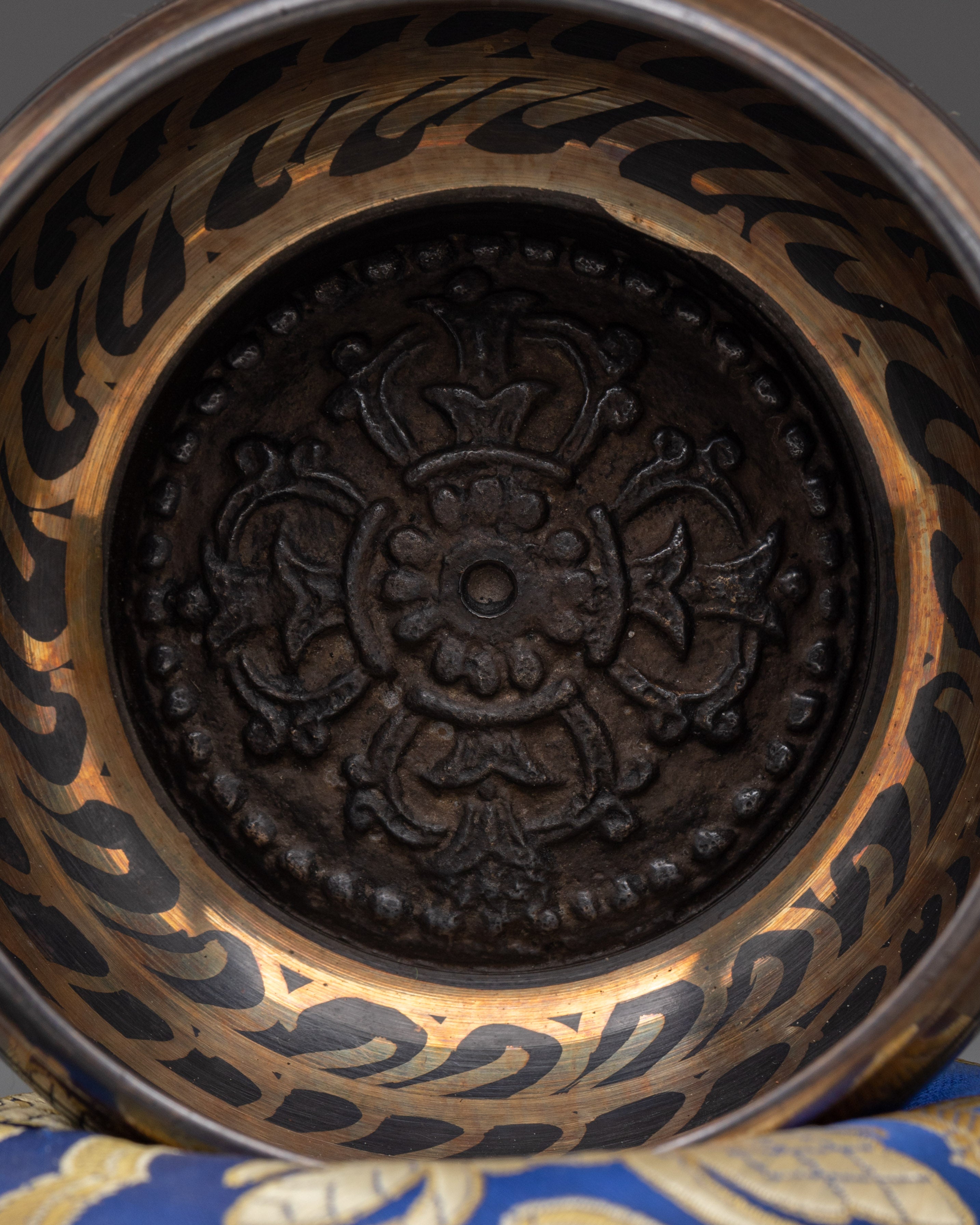 Handcrafted Bronze Singing Bowl |  Sound Healing Bowl with Stick for Meditation