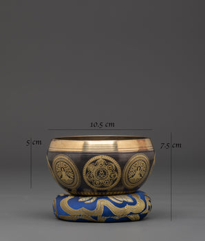 Healer Tibetan Singing Bowl Set |  Bronze Energy Healing Bowl
