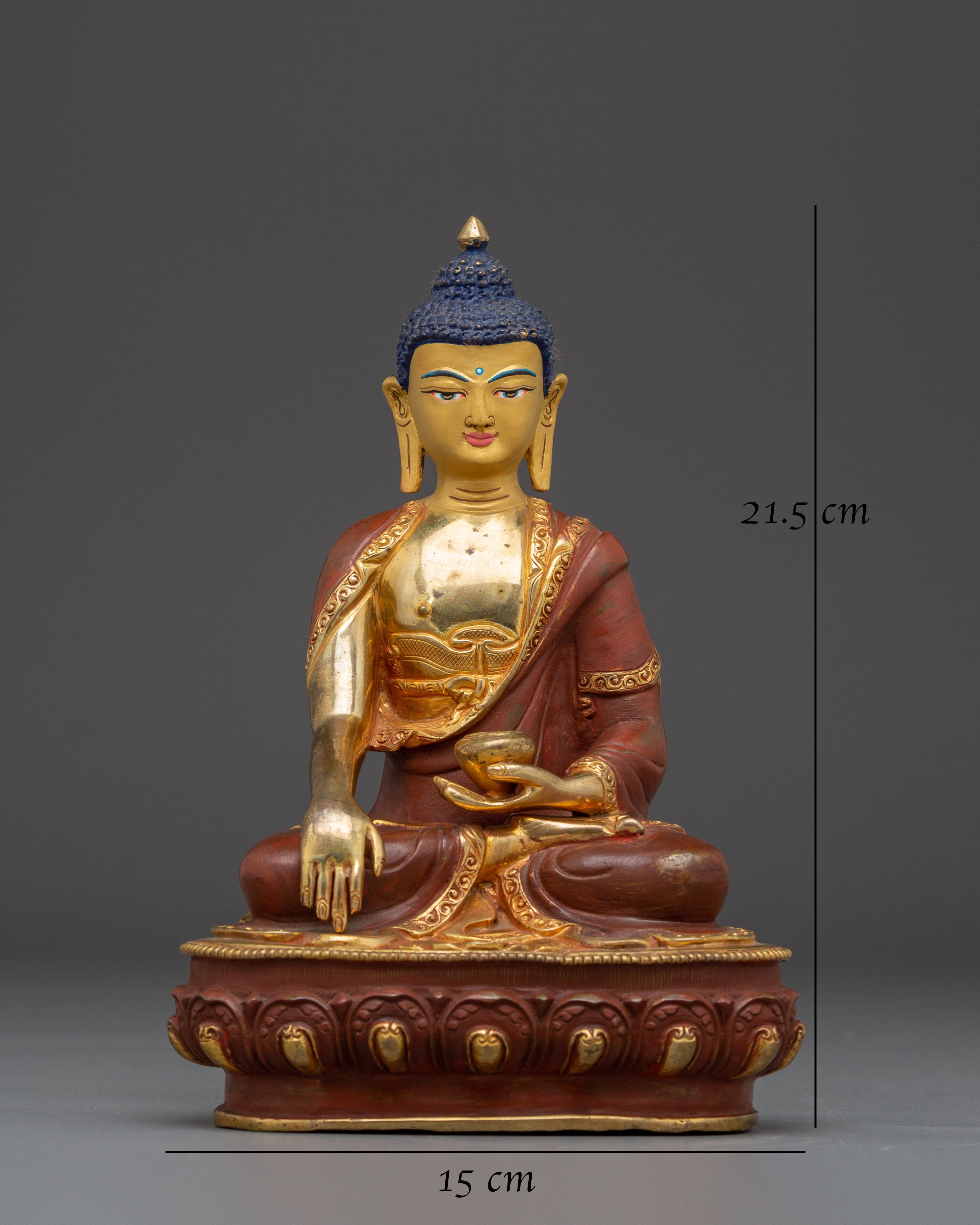 Handmade Statue of Buddha Shakyamuni | Tibetan Buddhist Art