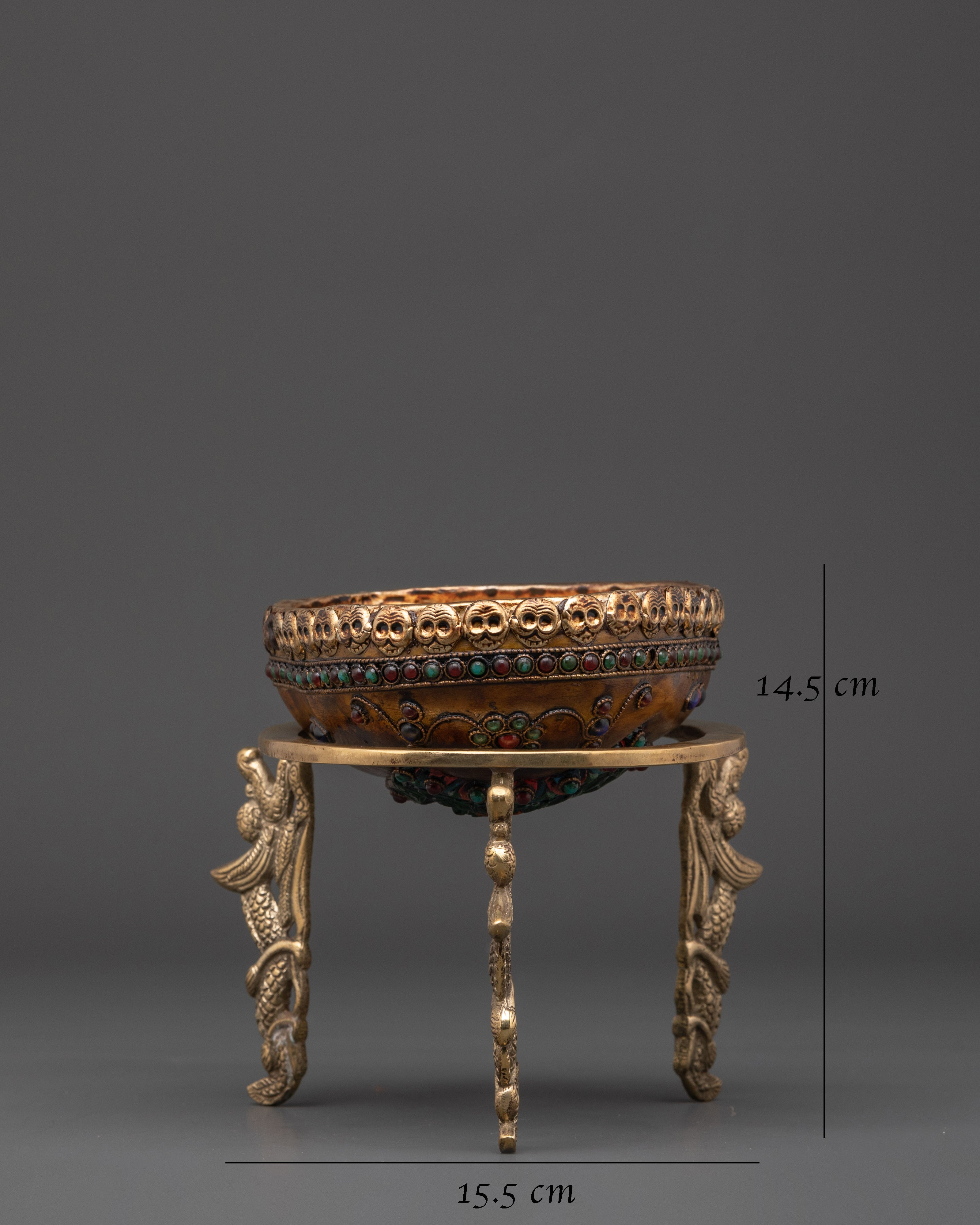 Kapala for Ritual Ceremonies | Copper Offering Bowl