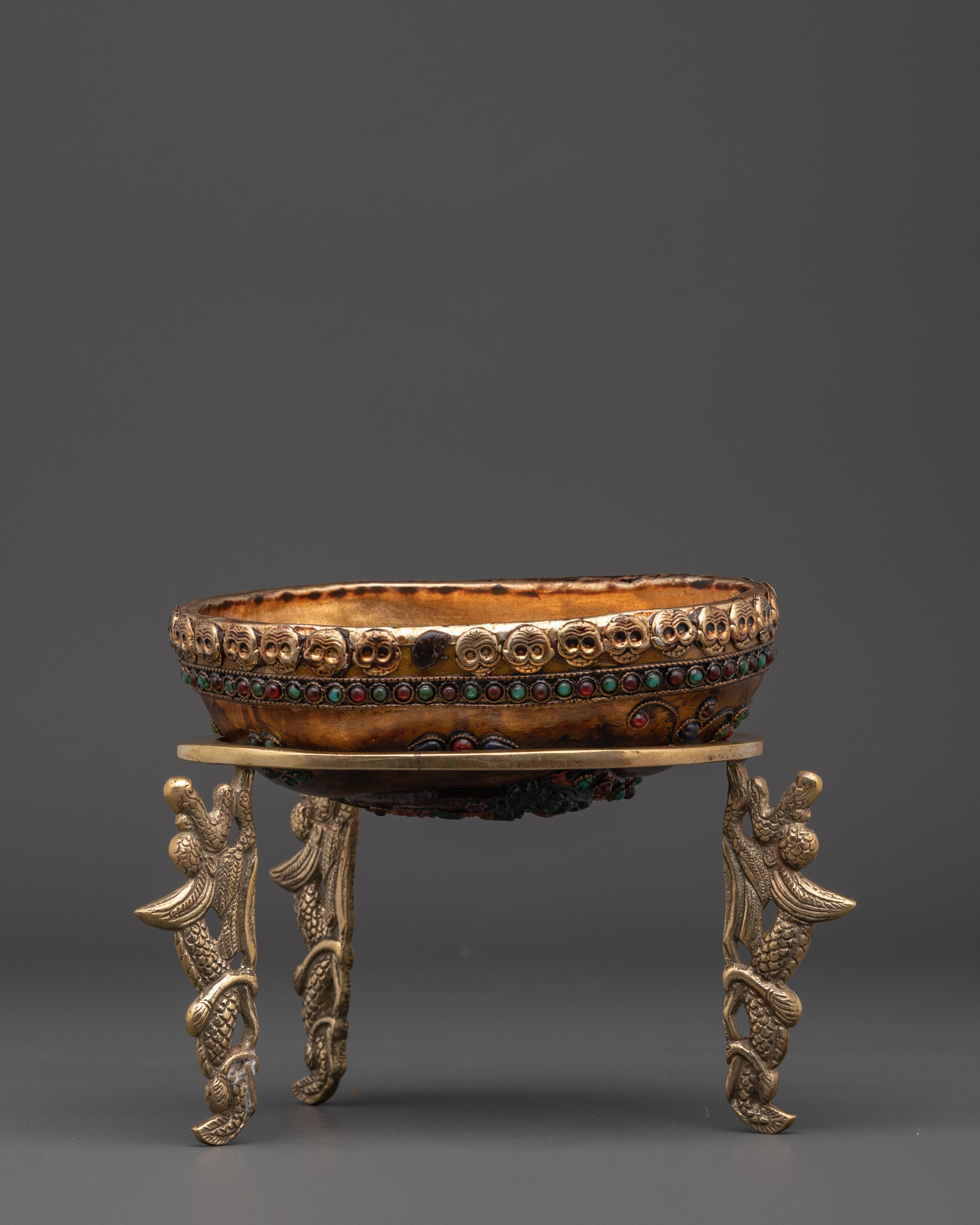 Kapala for Ritual Ceremonies | Copper Offering Bowl