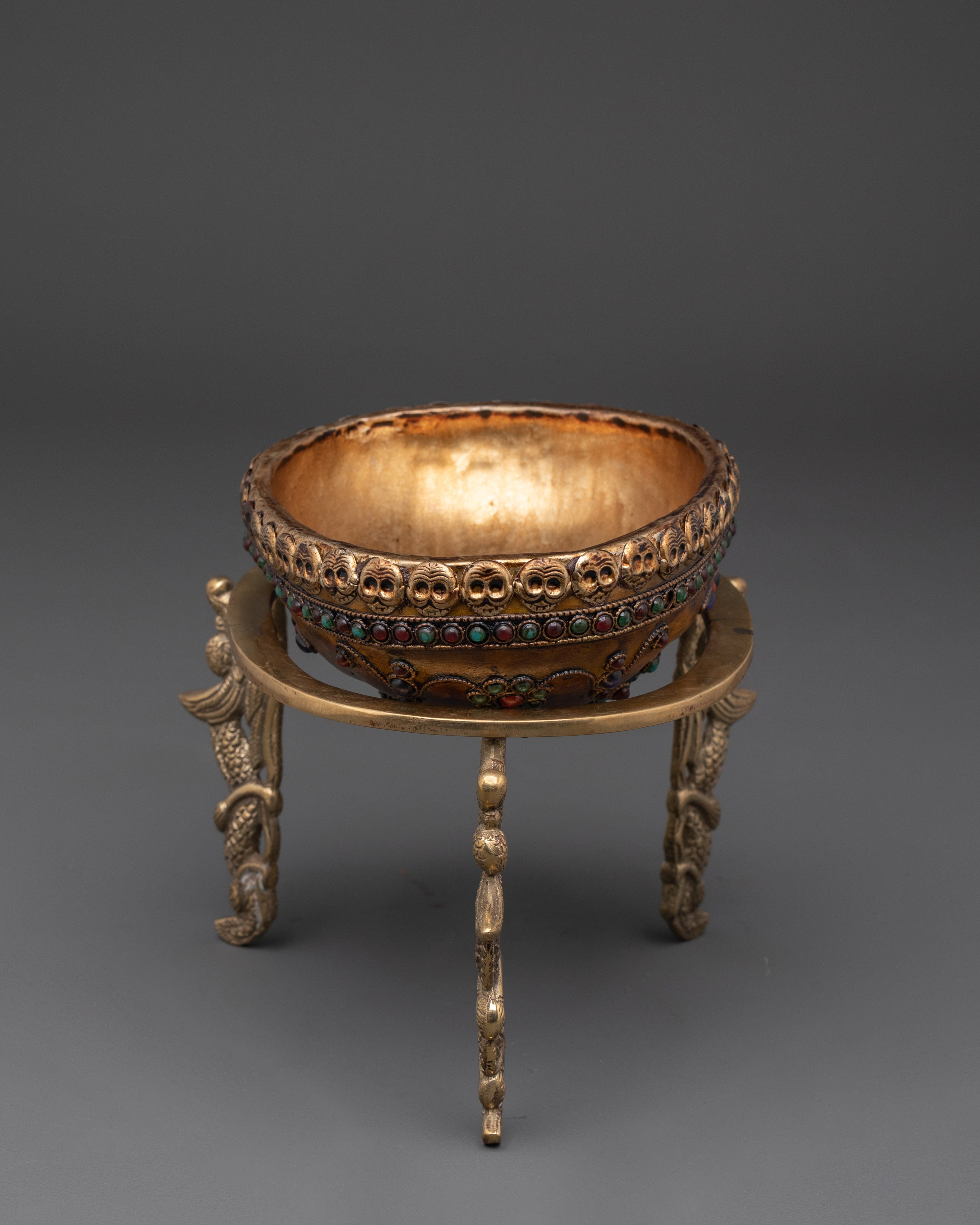 Kapala for Ritual Ceremonies | Copper Offering Bowl