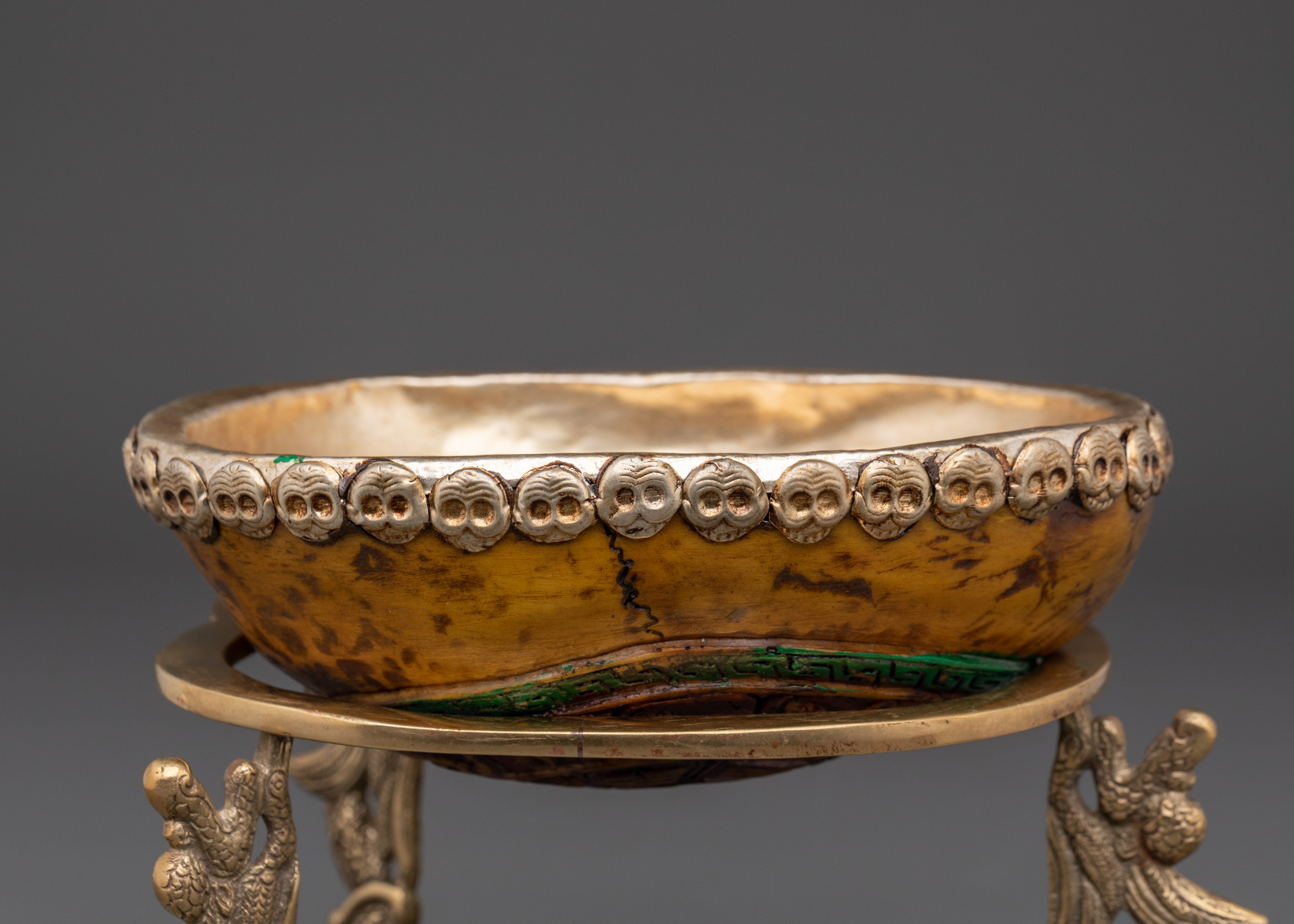 Buddhist Kapala Vessel | Spiritual Kapala Cup