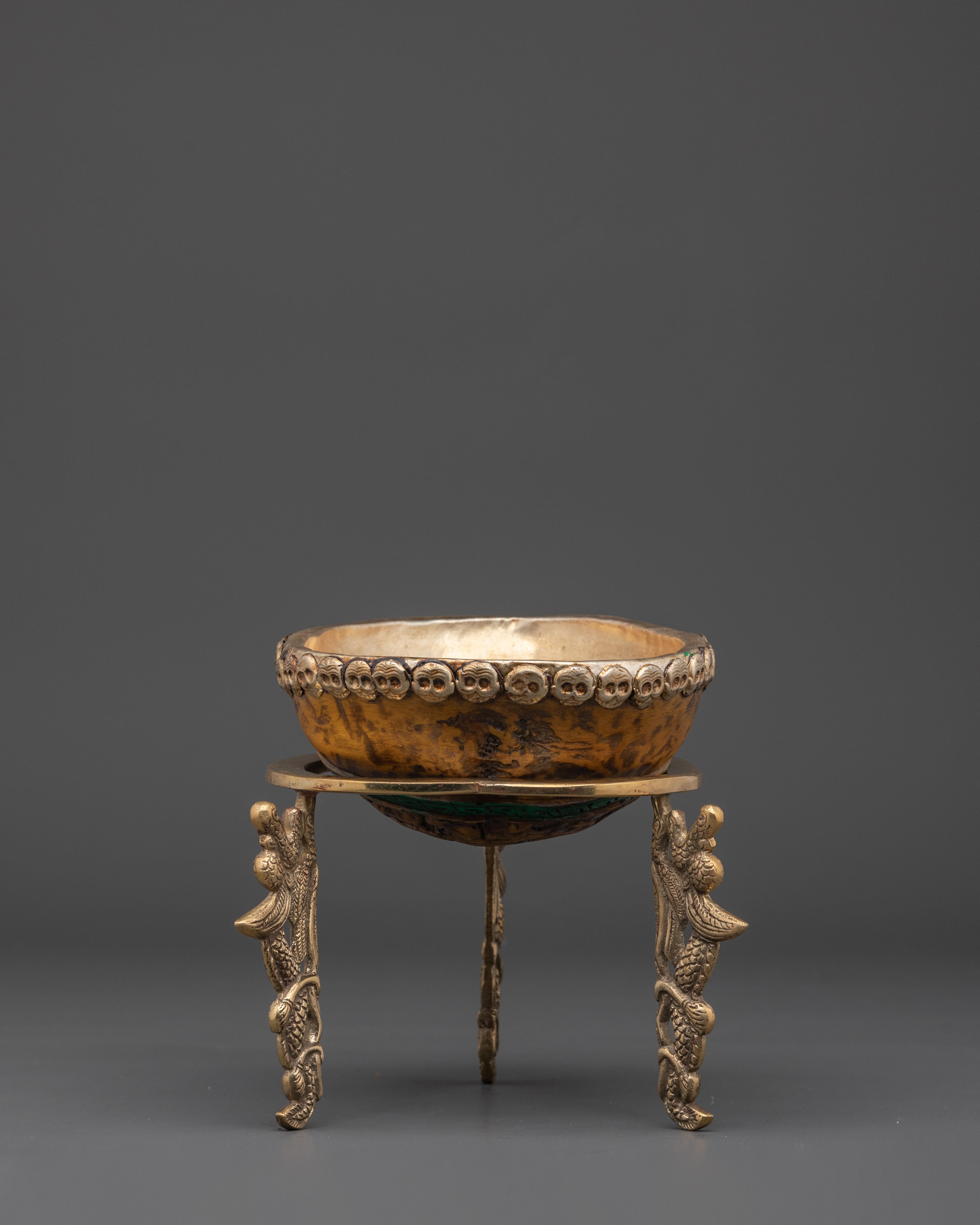 Buddhist Kapala Vessel | Spiritual Kapala Cup