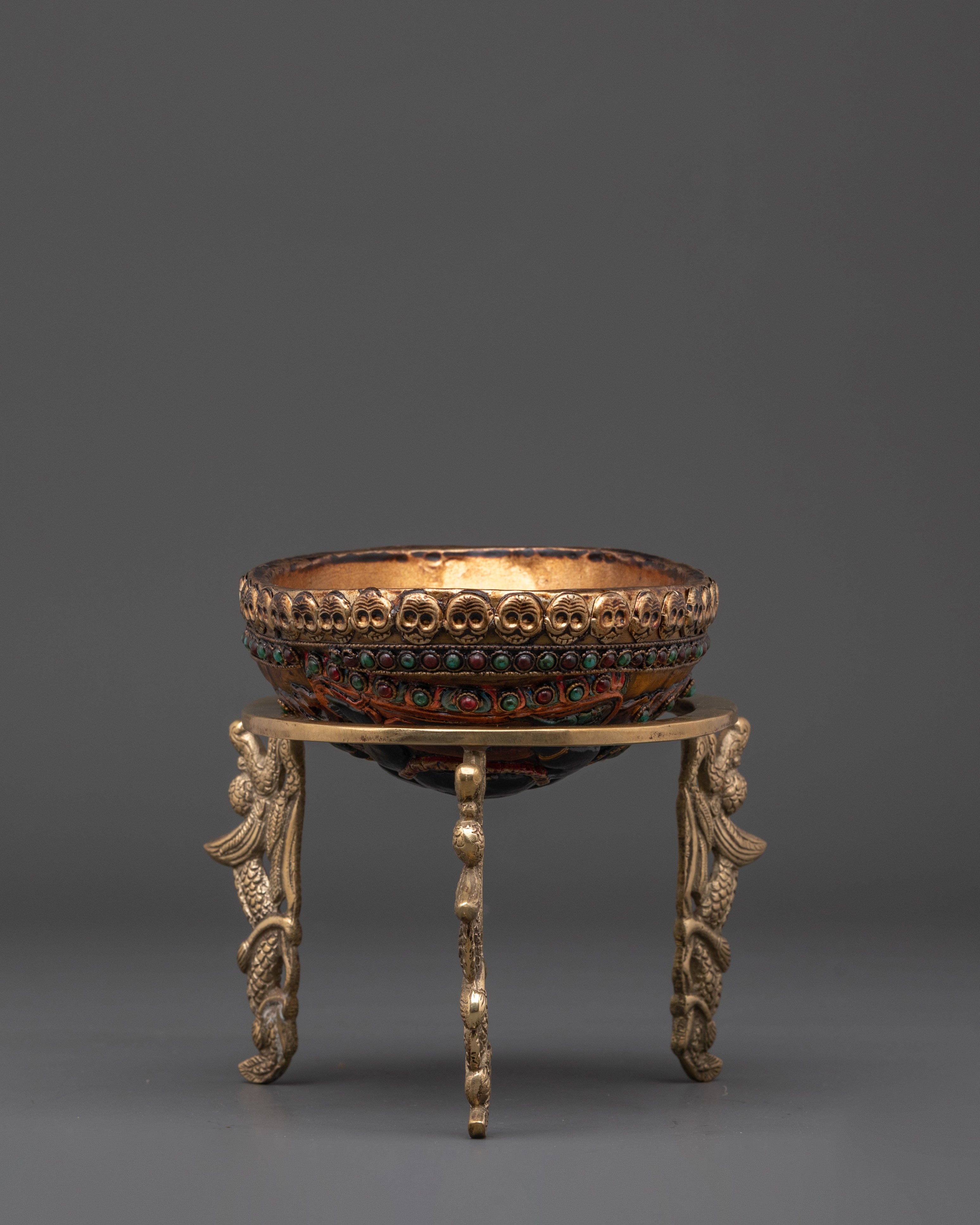 Buddhist Kapala Skull Cup