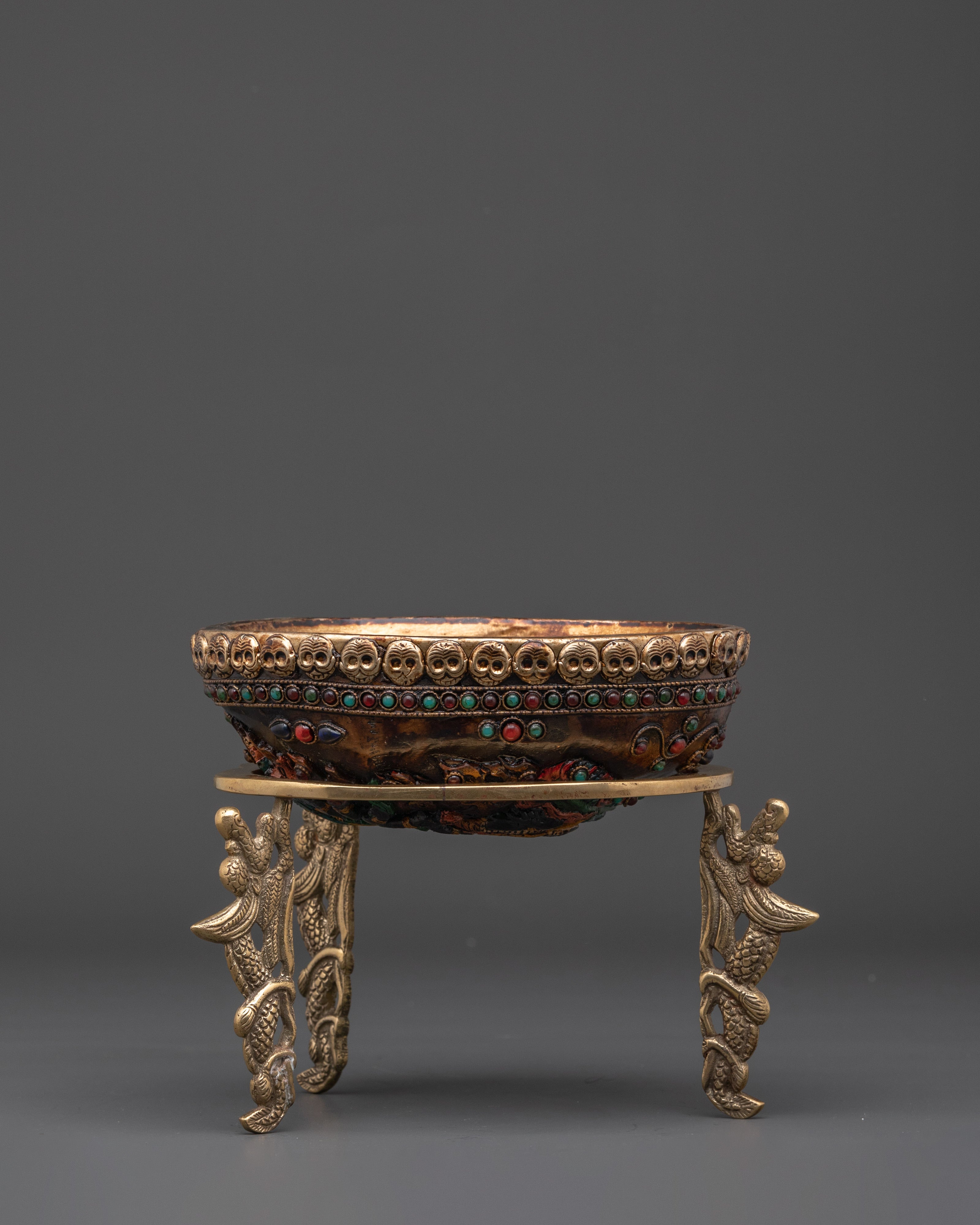 Brass Kapala Ritual Bowl | Spiritual Meditation Tool