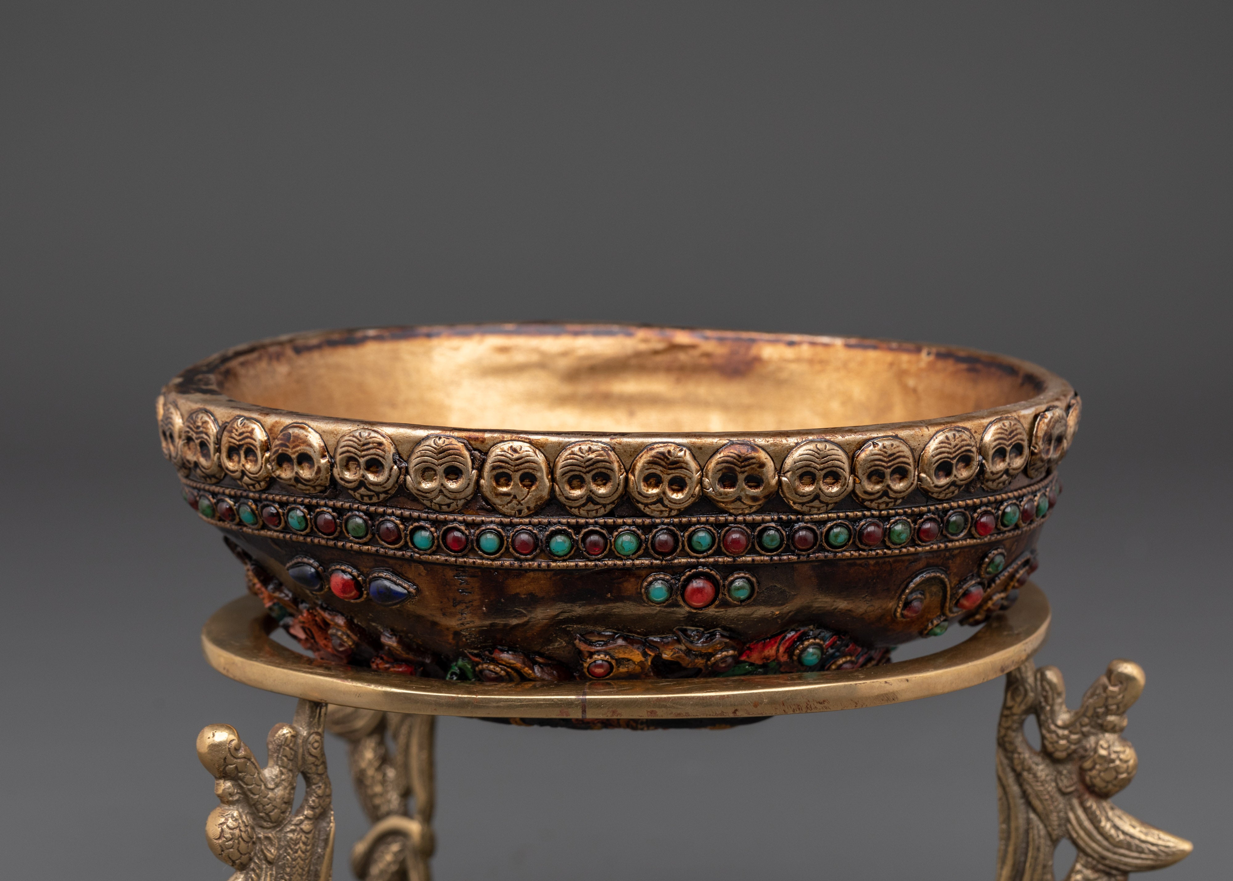 Brass Kapala Ritual Bowl | Spiritual Meditation Tool