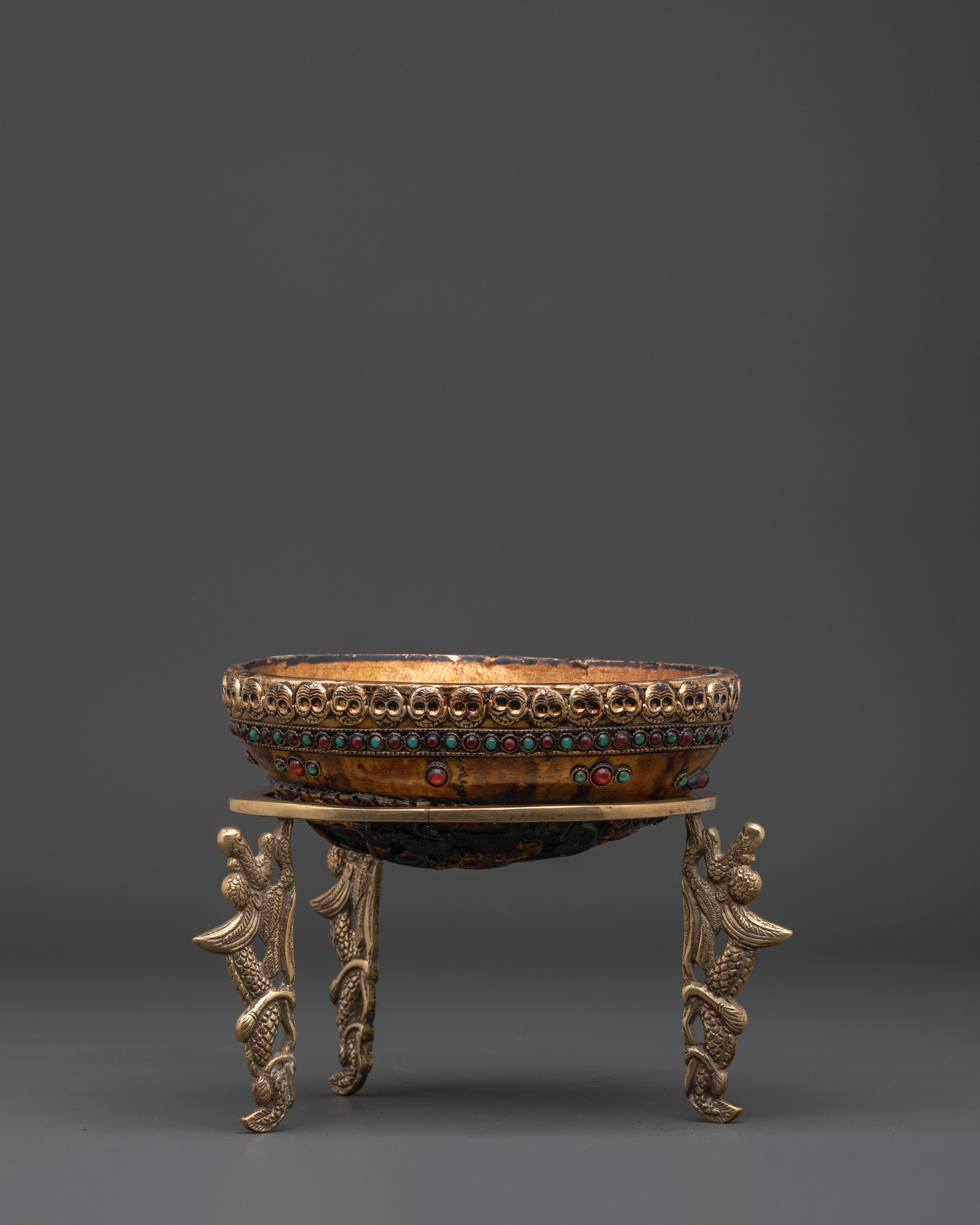 Vajrayogini Kapala for Offering | Tibetan Ritual Bowl