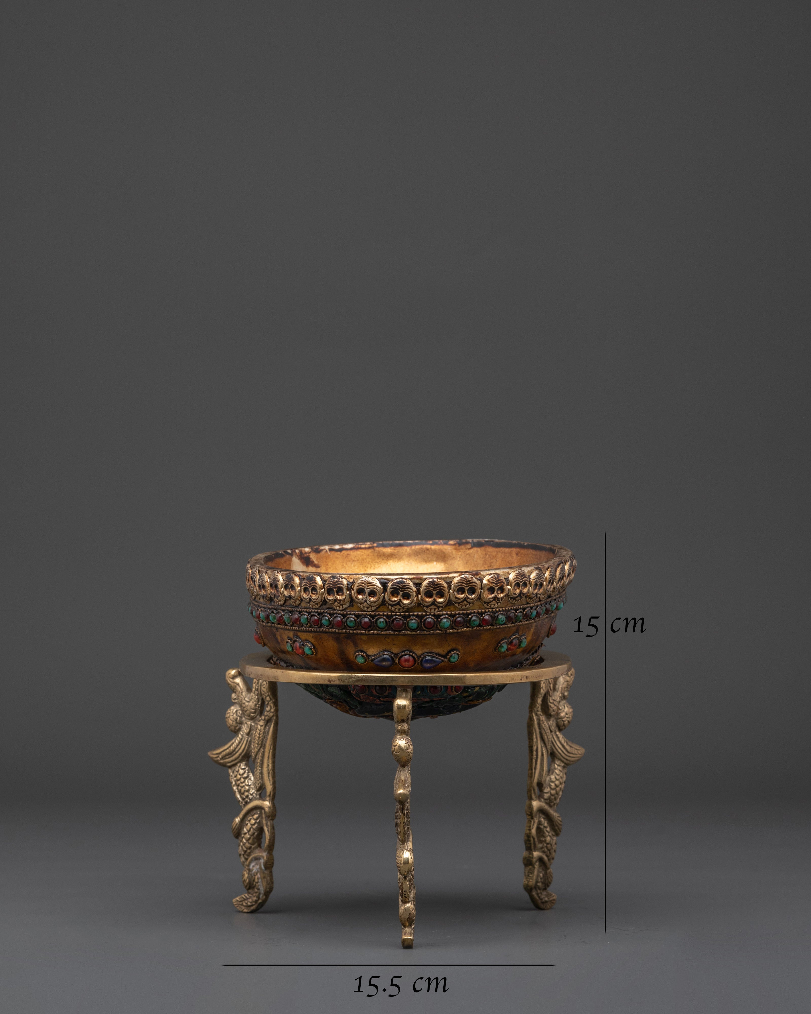 Vajrayogini Kapala for Offering | Tibetan Ritual Bowl