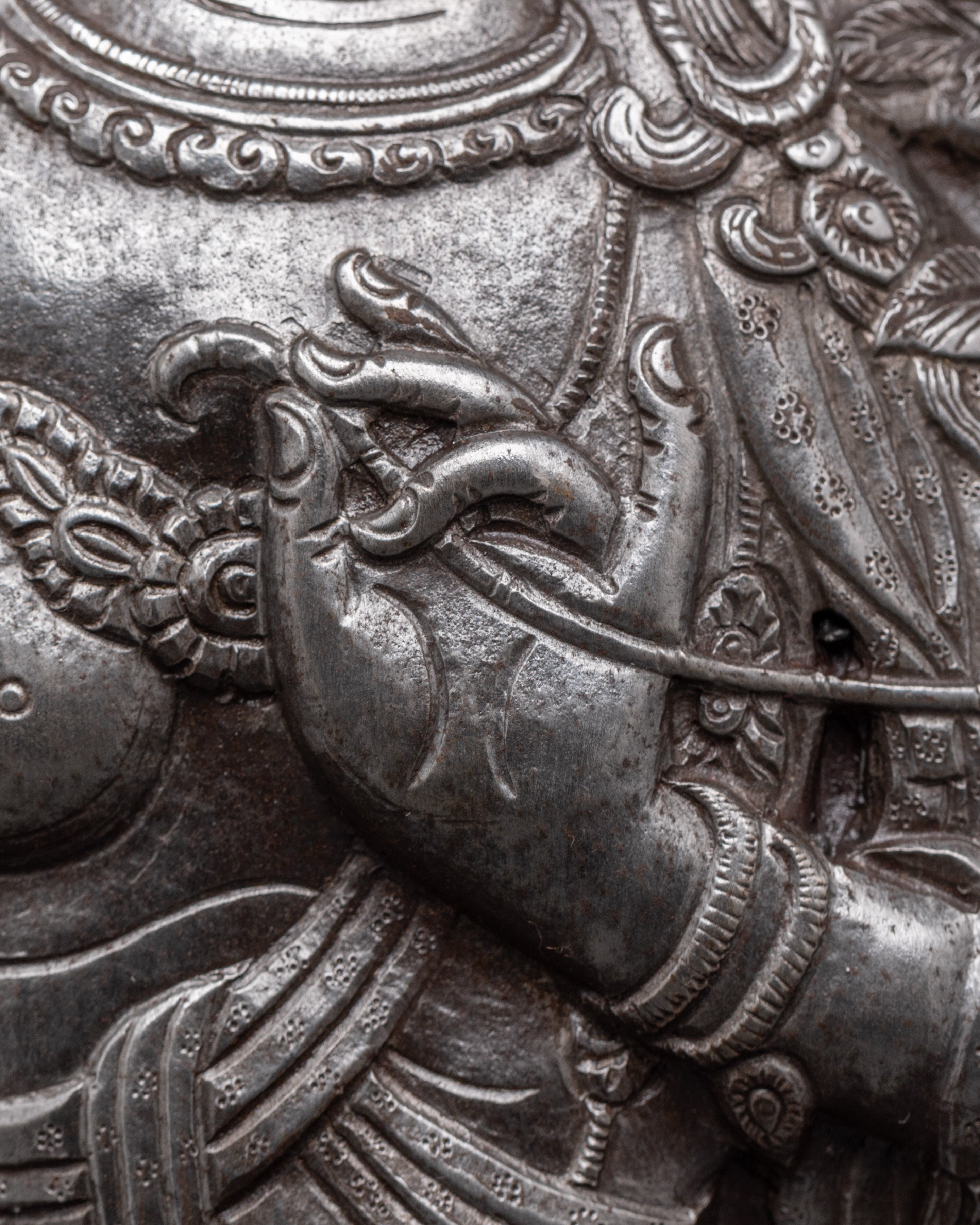 Manjushri Iron Wall Hanging | Symbol of Wisdom & Enlightenment