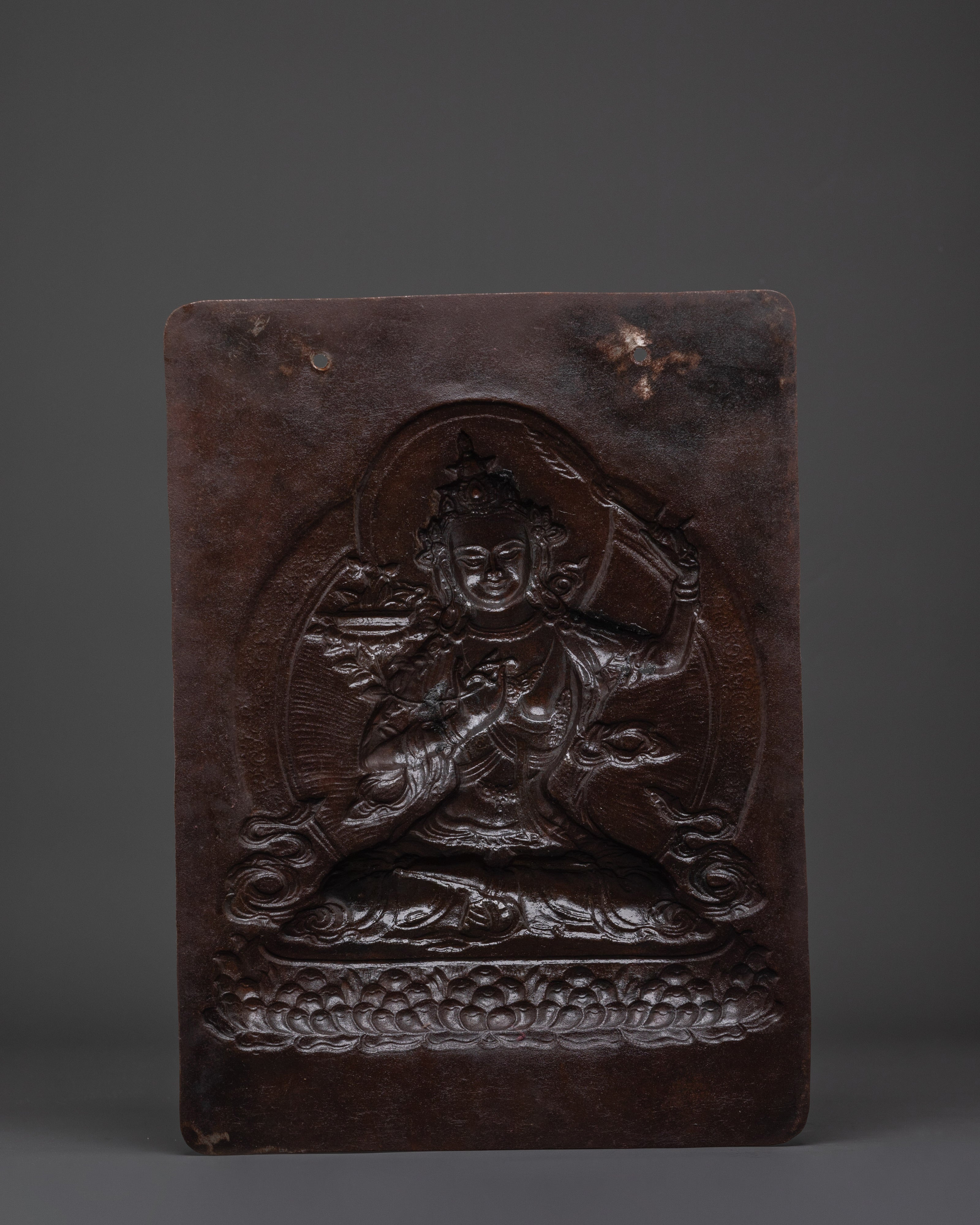 Manjushri Iron Wall Hanging | Symbol of Wisdom & Enlightenment