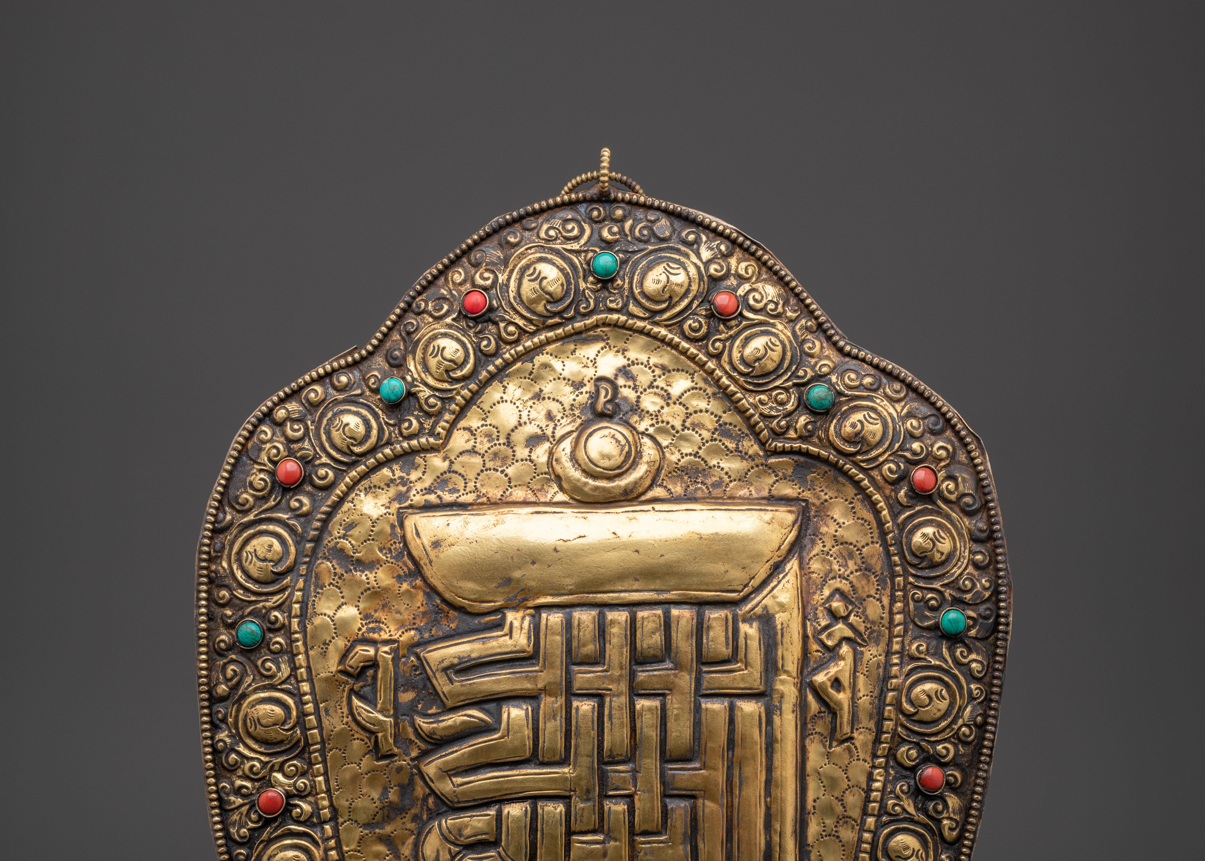 Ethnic Brass Wall Hanging | Spiritual Home Decor