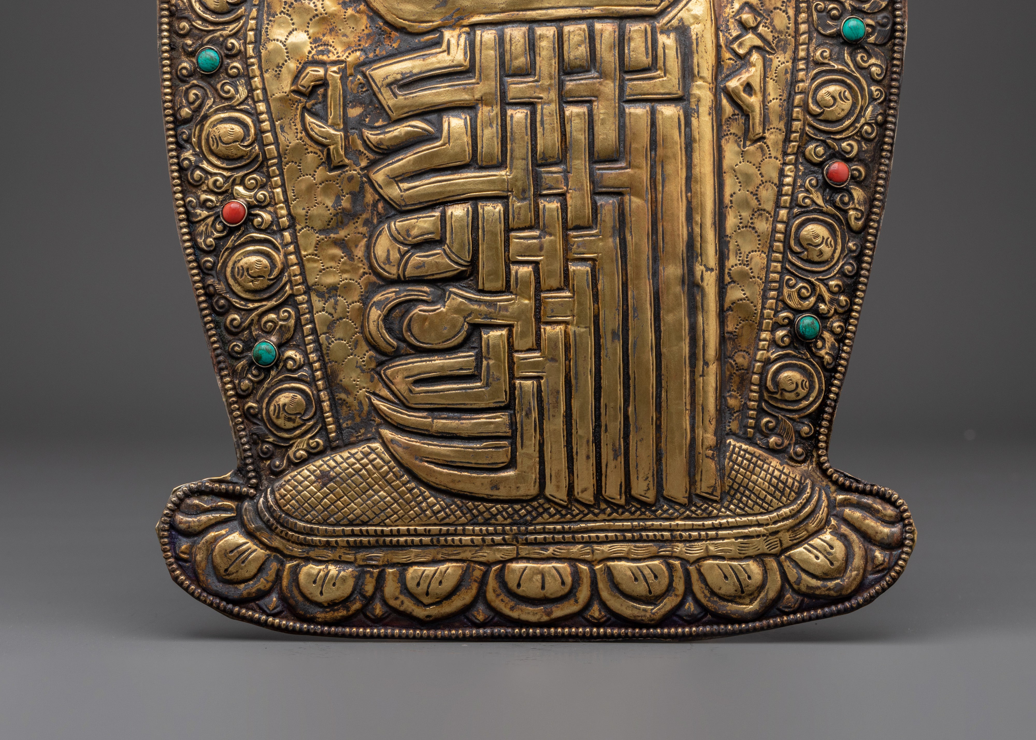 Ethnic Brass Wall Hanging | Spiritual Home Decor