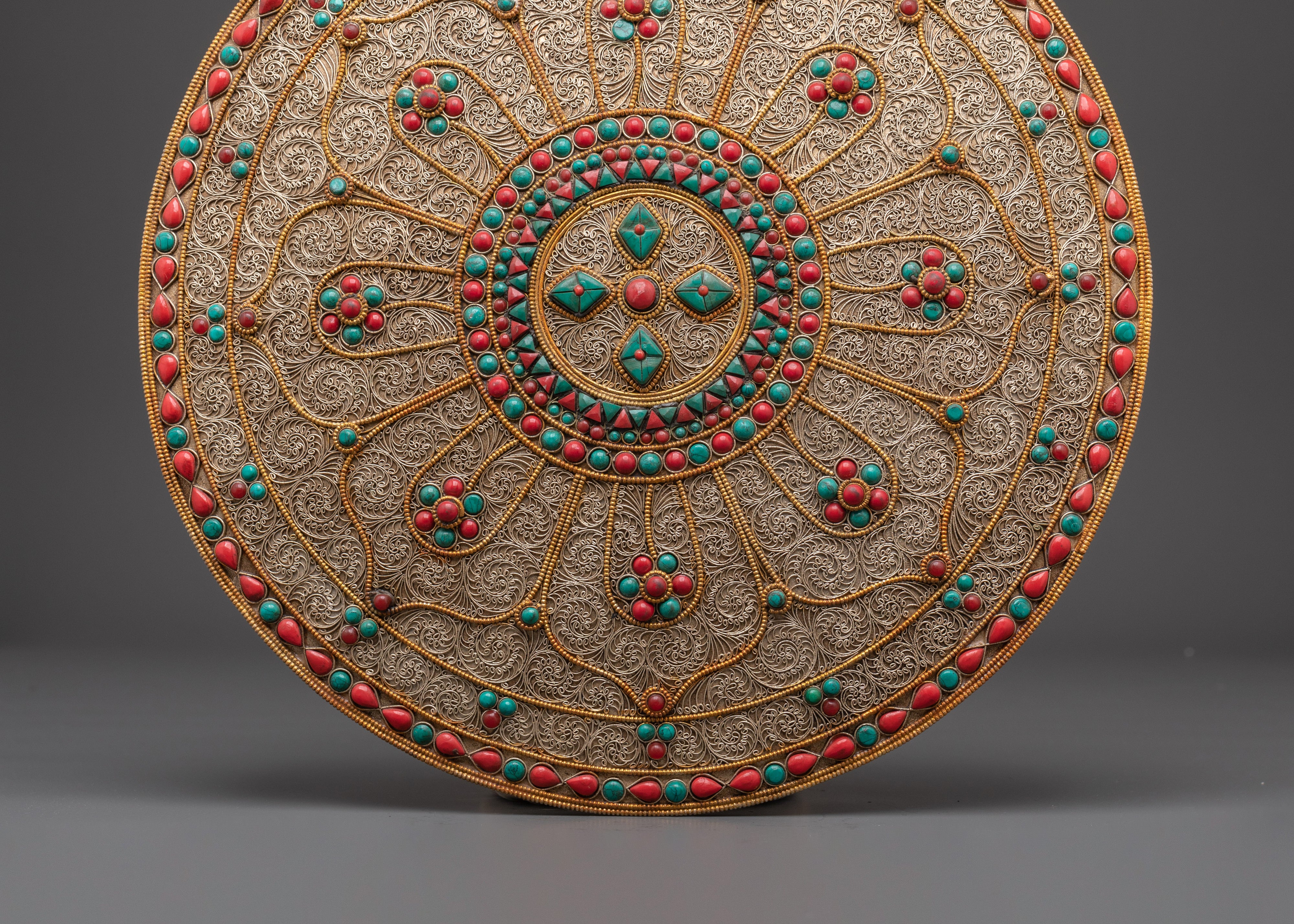 Tibetan Spiritual Meditation Wall Hanging  | Spiritual Art for Home Décor