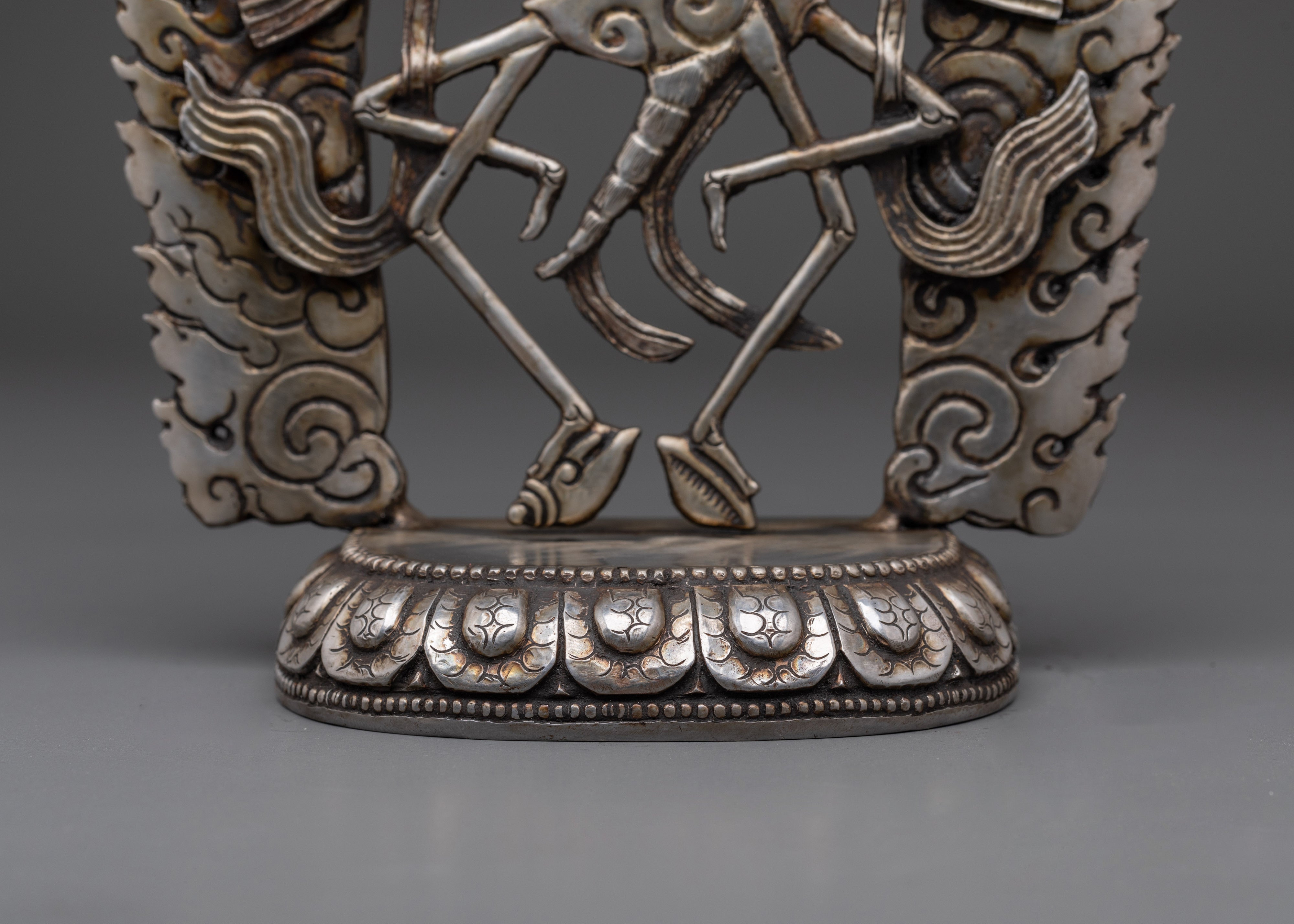 Citipati Skeleton Deity sculpture | Buddhist Protector Deity