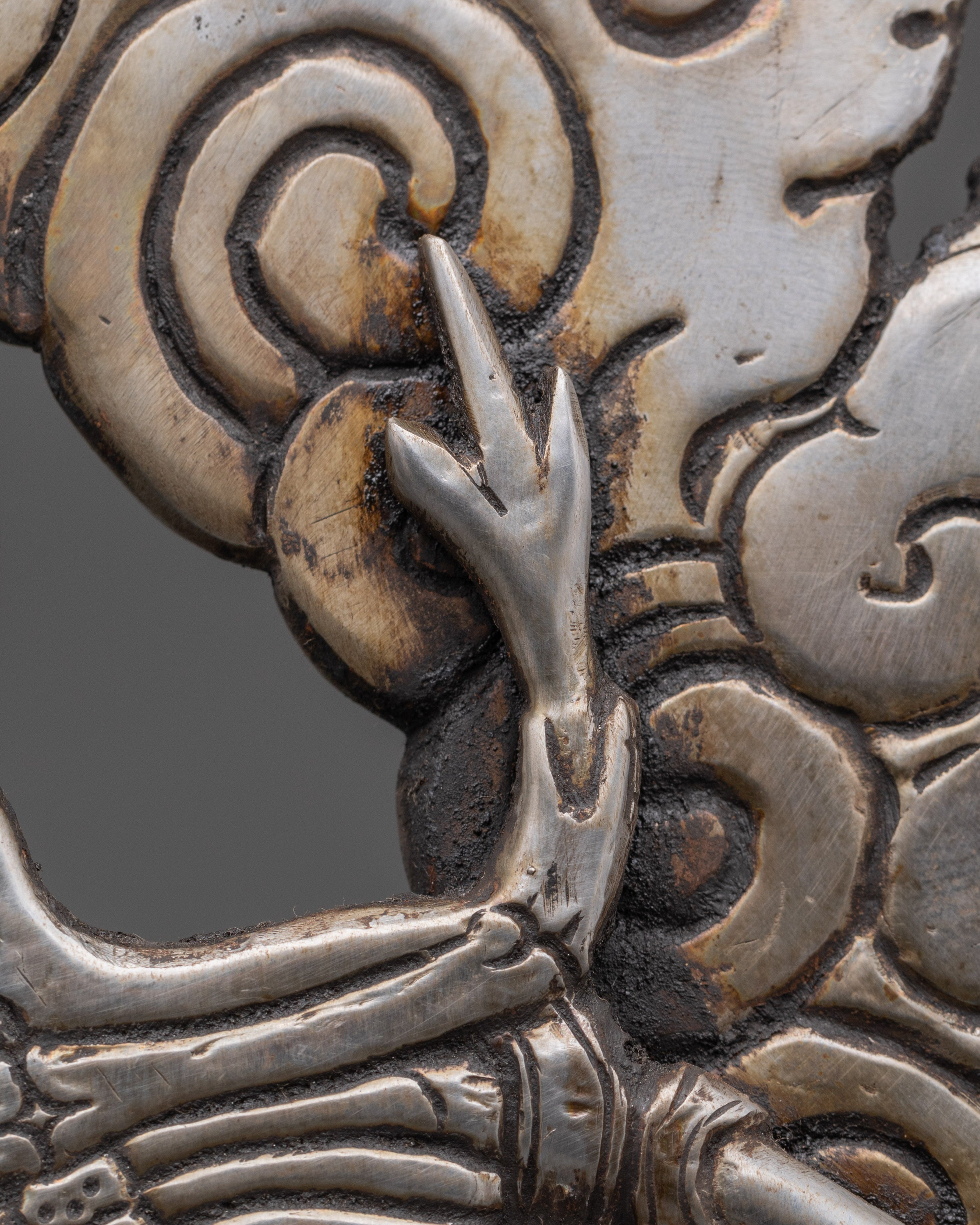Citipati Skeleton Deity sculpture | Buddhist Protector Deity
