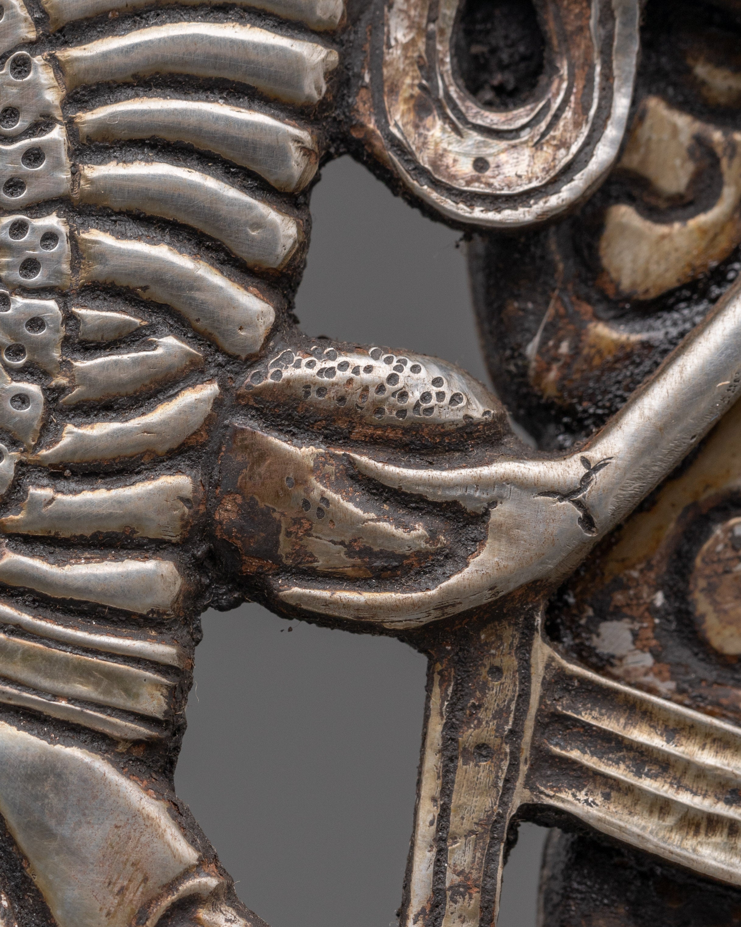Citipati Skeleton Deity sculpture | Buddhist Protector Deity