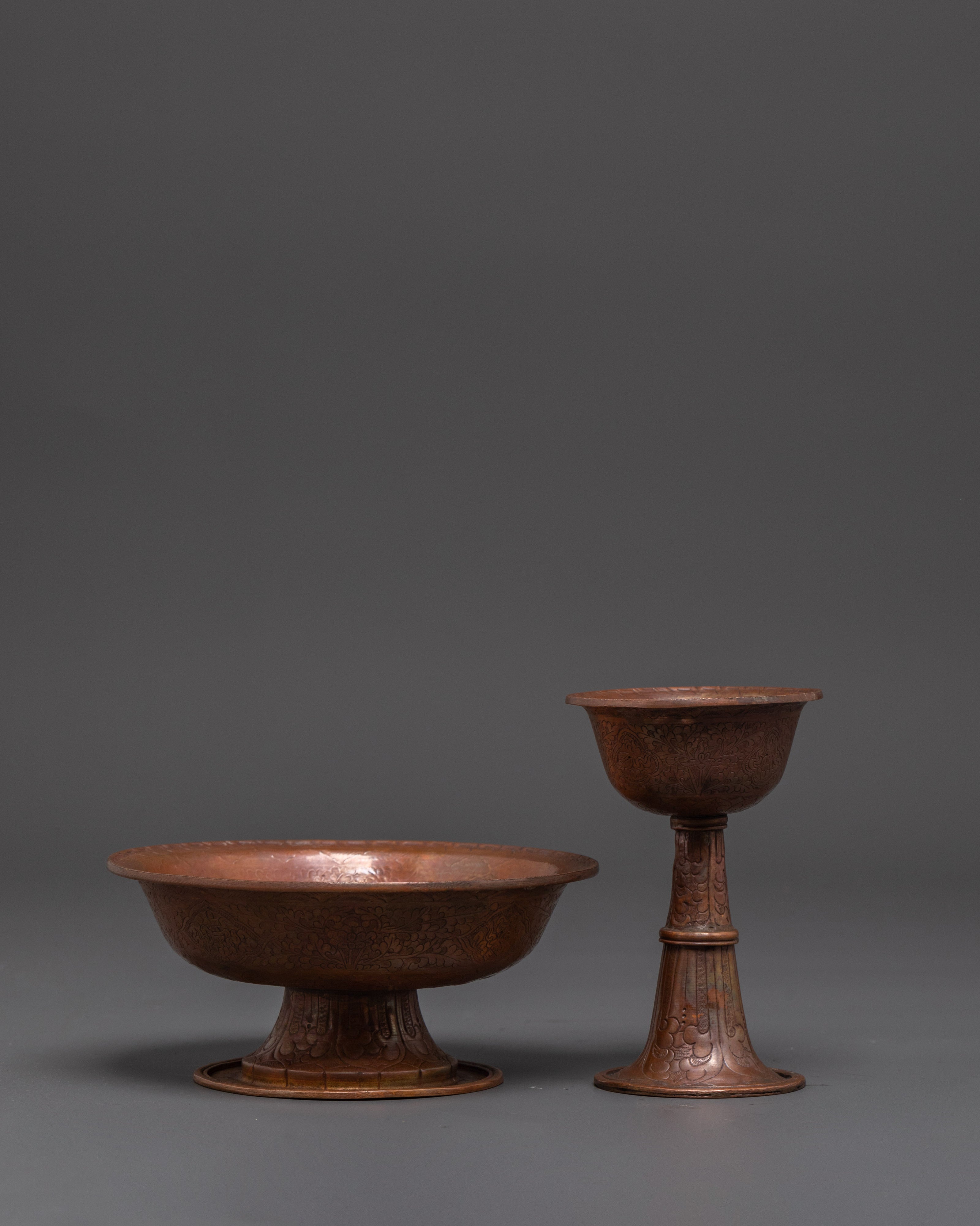 Tibetan Ritual Serkyem Set | Buddhist Offering Set
