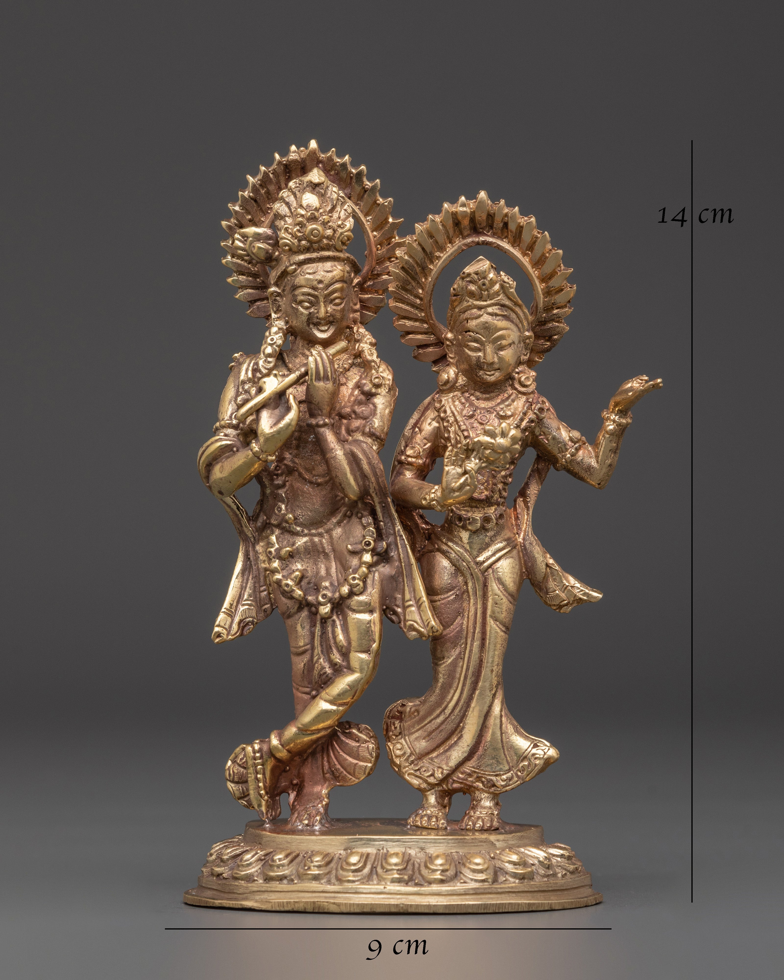 Radha Krishna Sculpture | Divine Hindu Deity Idol