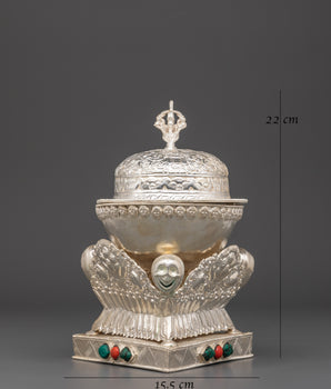 Tibetan Kapala Ceremonial Cup |  Buddhist Rituals & Tantric Offerings