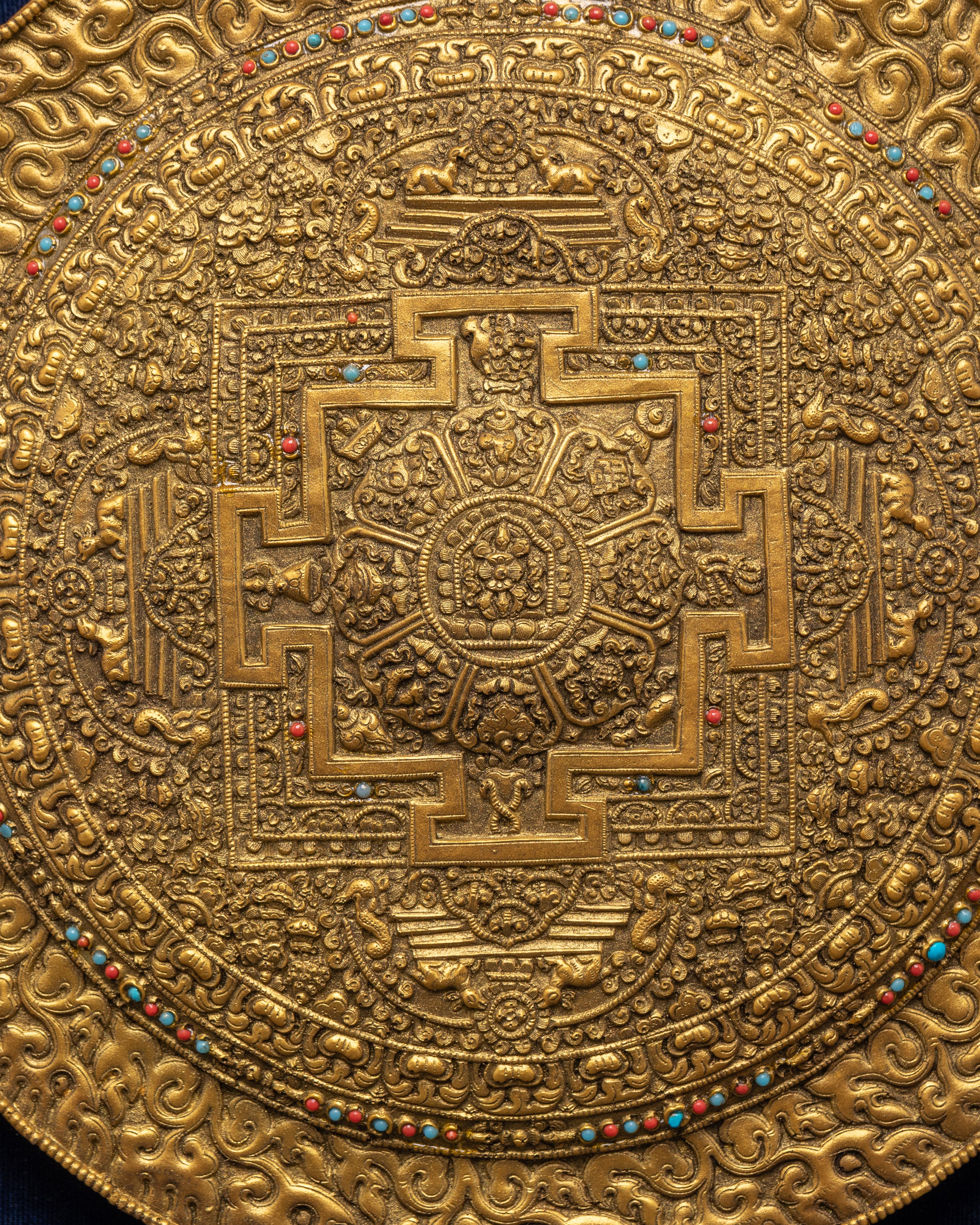 Tibetan Handmade Wall Decor | Spiritual Home Decor for Meditation