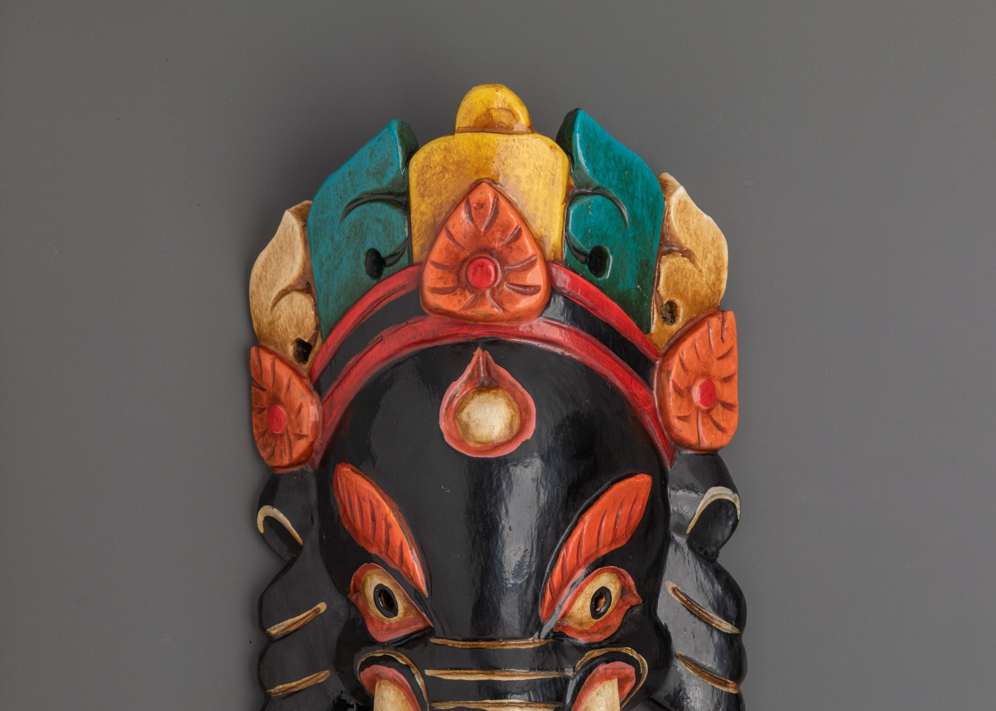 Handcrafted Ganesh Wall Art | Hindu Elephant God Decor