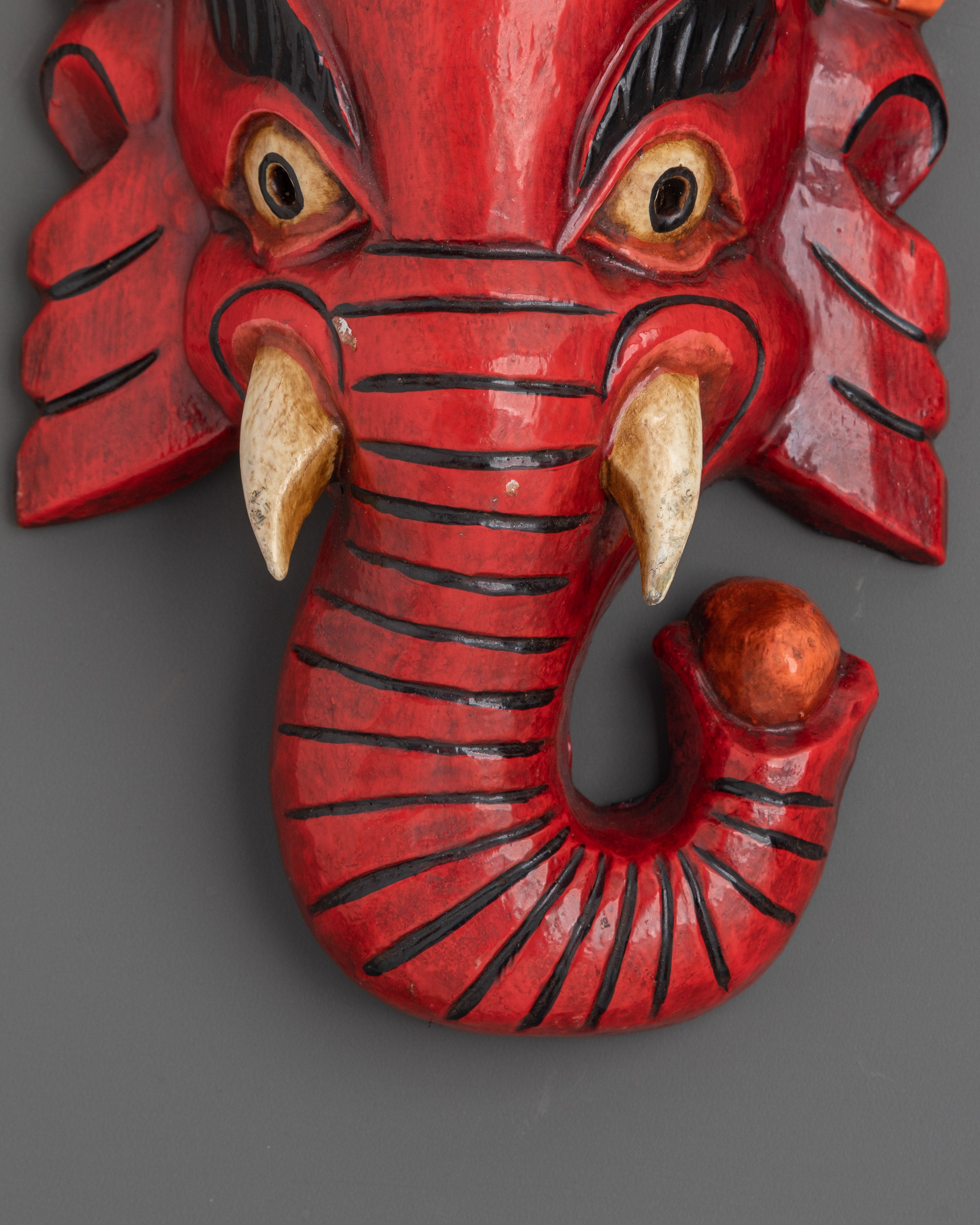 Hindu Deity Ganesh Vinayaka Wooden Wall Art | Spiritual Wall Decor