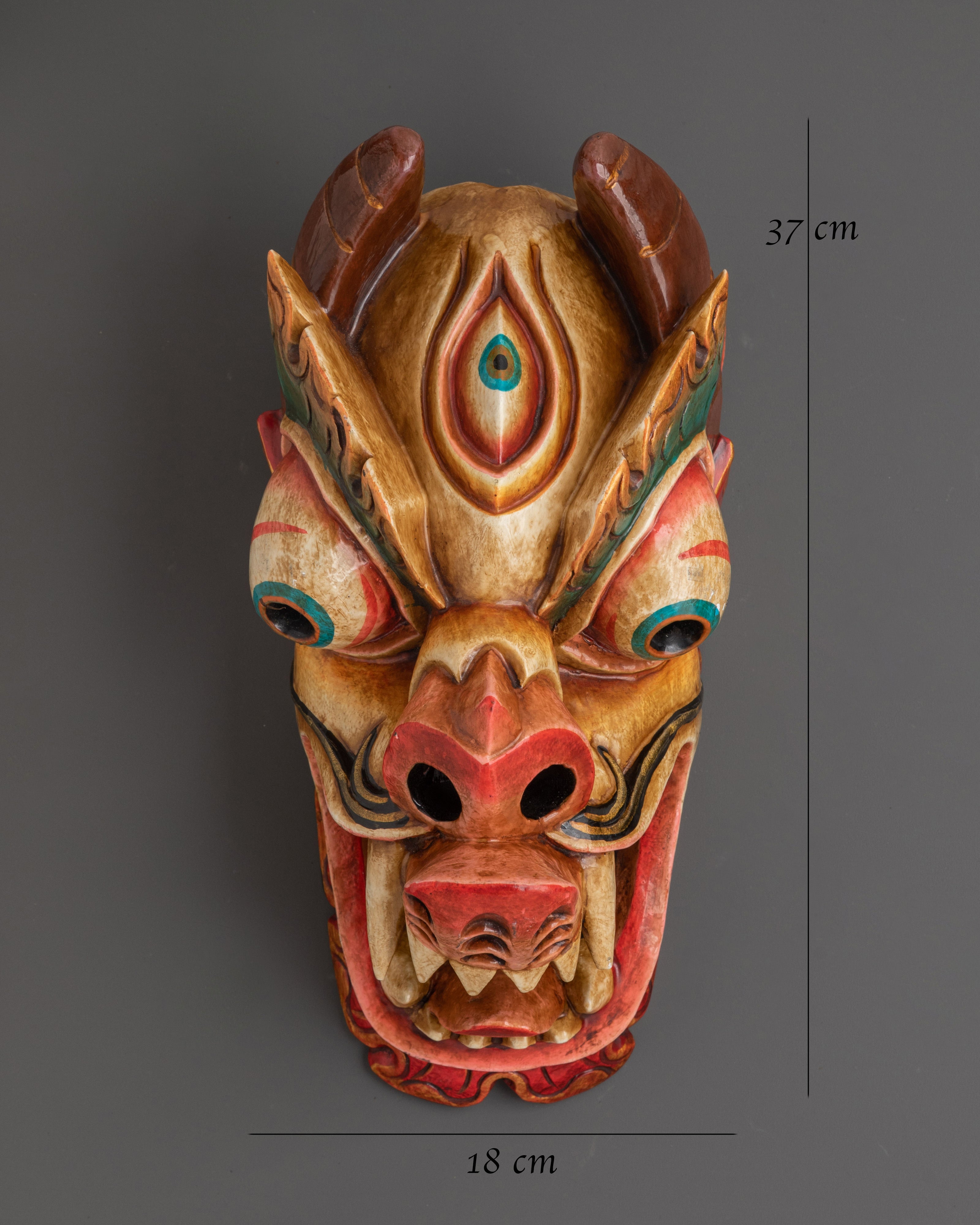 Tibetan Religious Wall Art | Spiritual Protection Wall Hanging