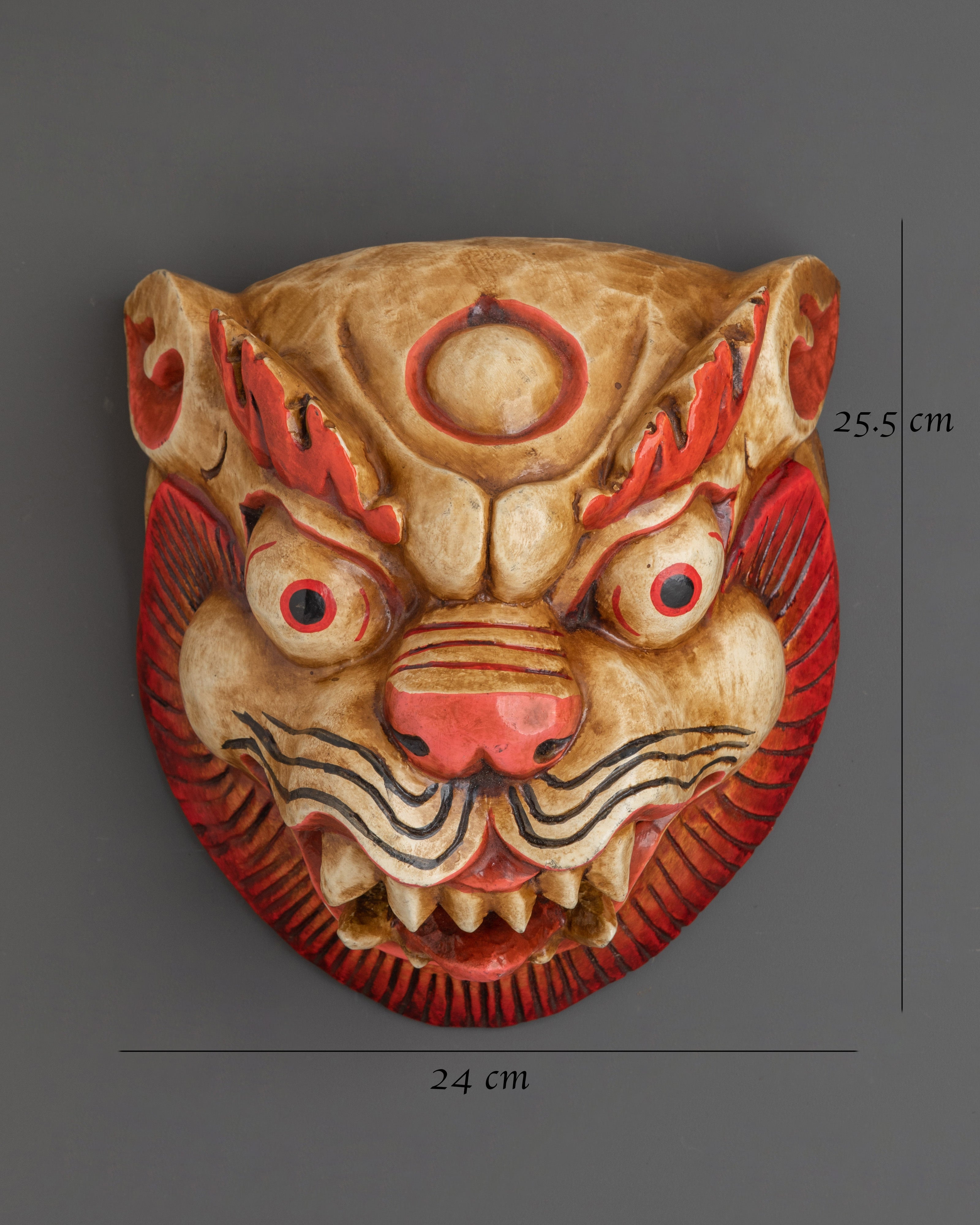 Snow Lion Tibetan Wall Art | Altar and Ritual Spaces