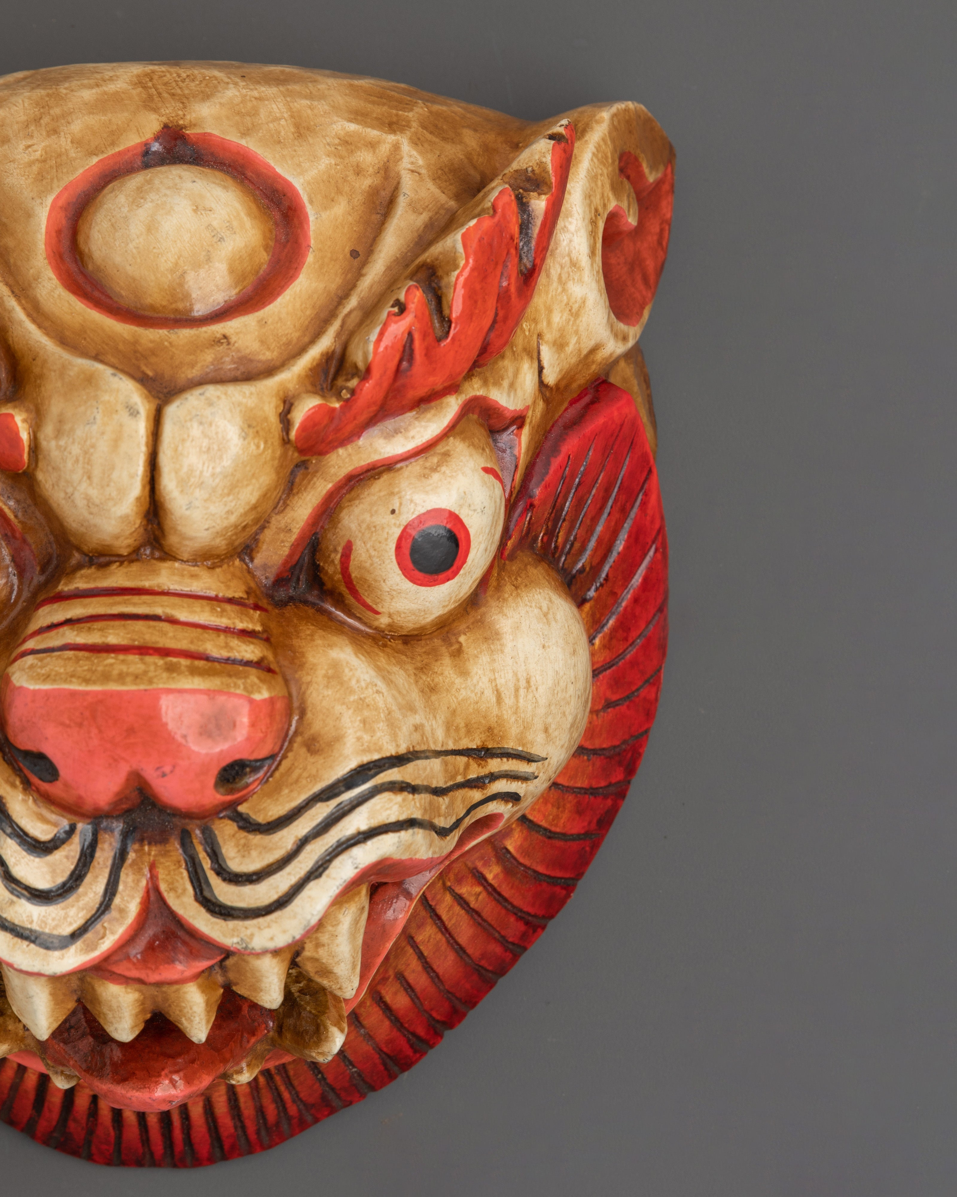 Snow Lion Tibetan Wall Art | Altar and Ritual Spaces