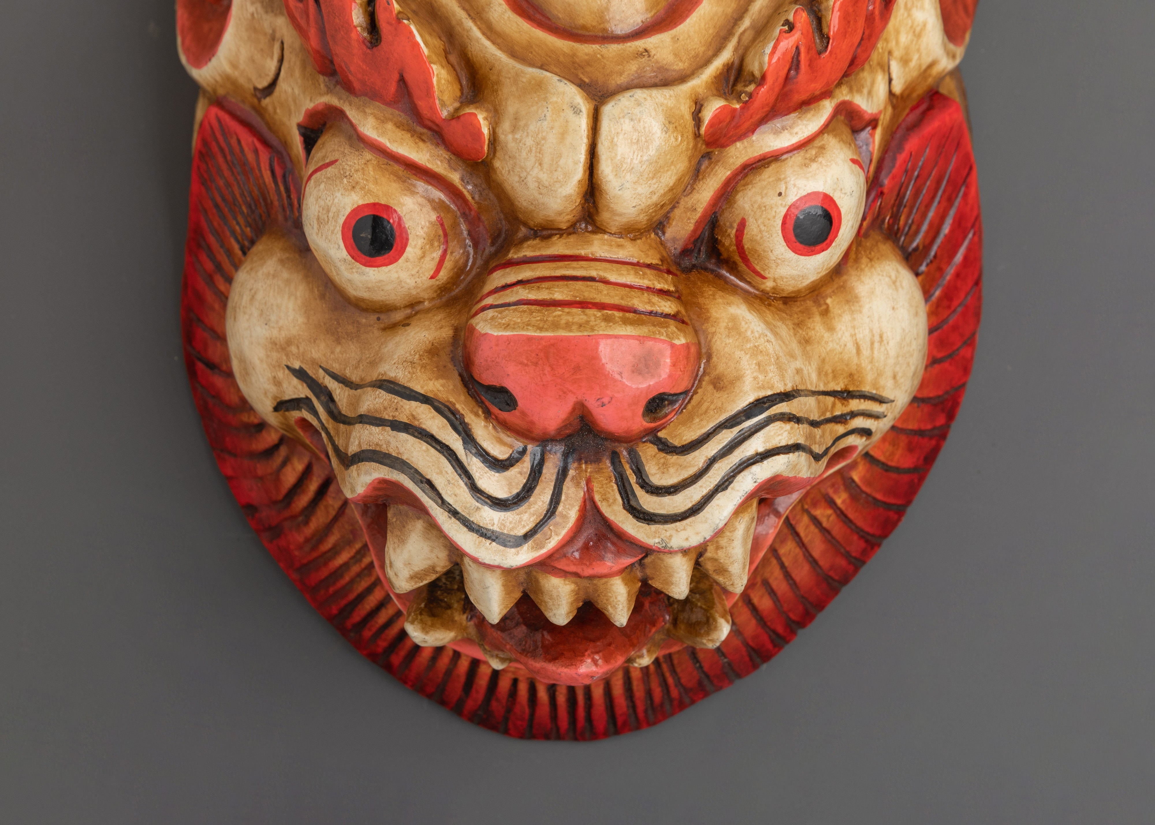 Snow Lion Tibetan Wall Art | Altar and Ritual Spaces