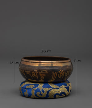 Hand-Crafted Traditional Singing Bowl | Tibetan Sound Healing & Mindfulness Decor
