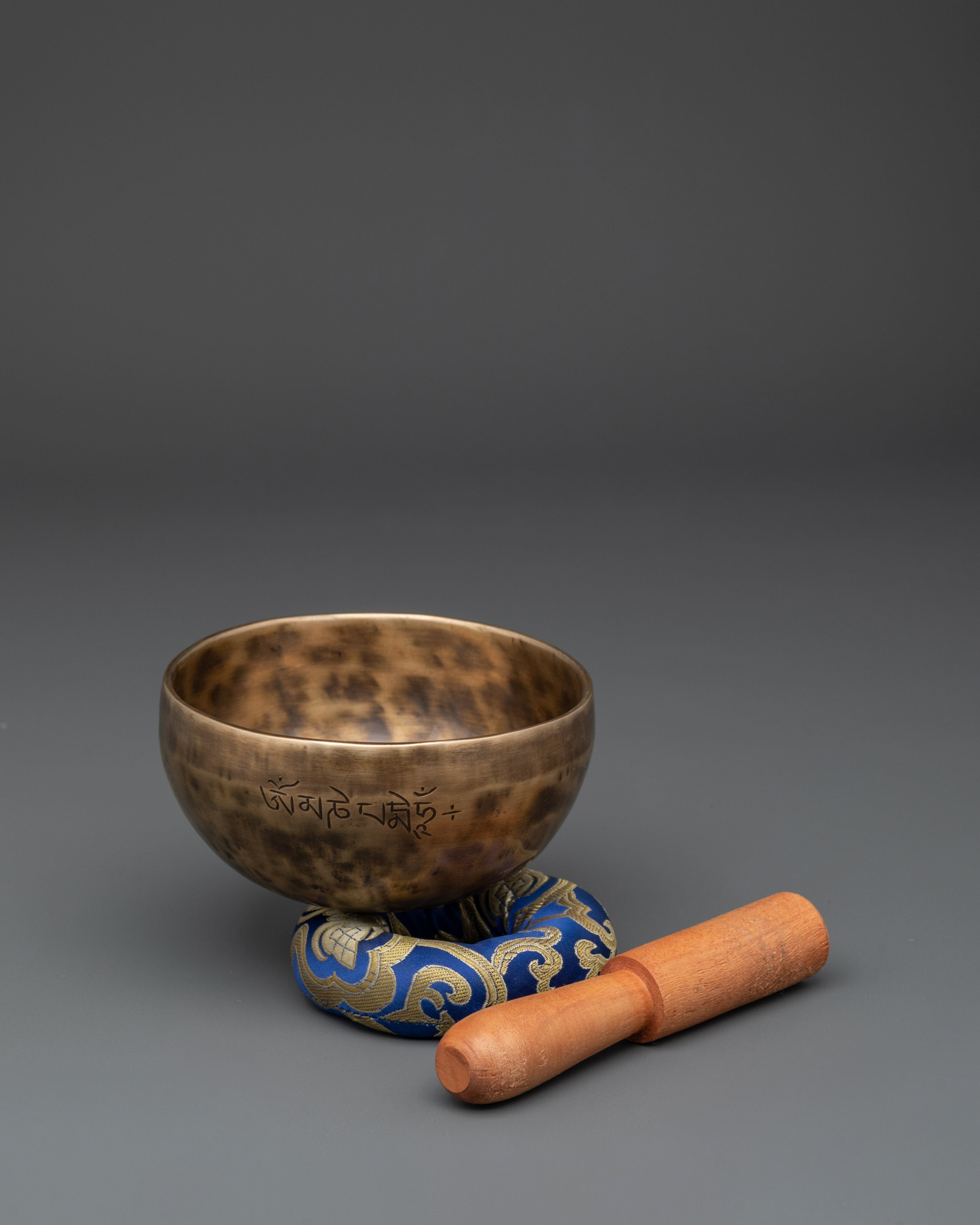 Handmade Tibetan Singing Bowl for Meditation | Buddhist healing bowl