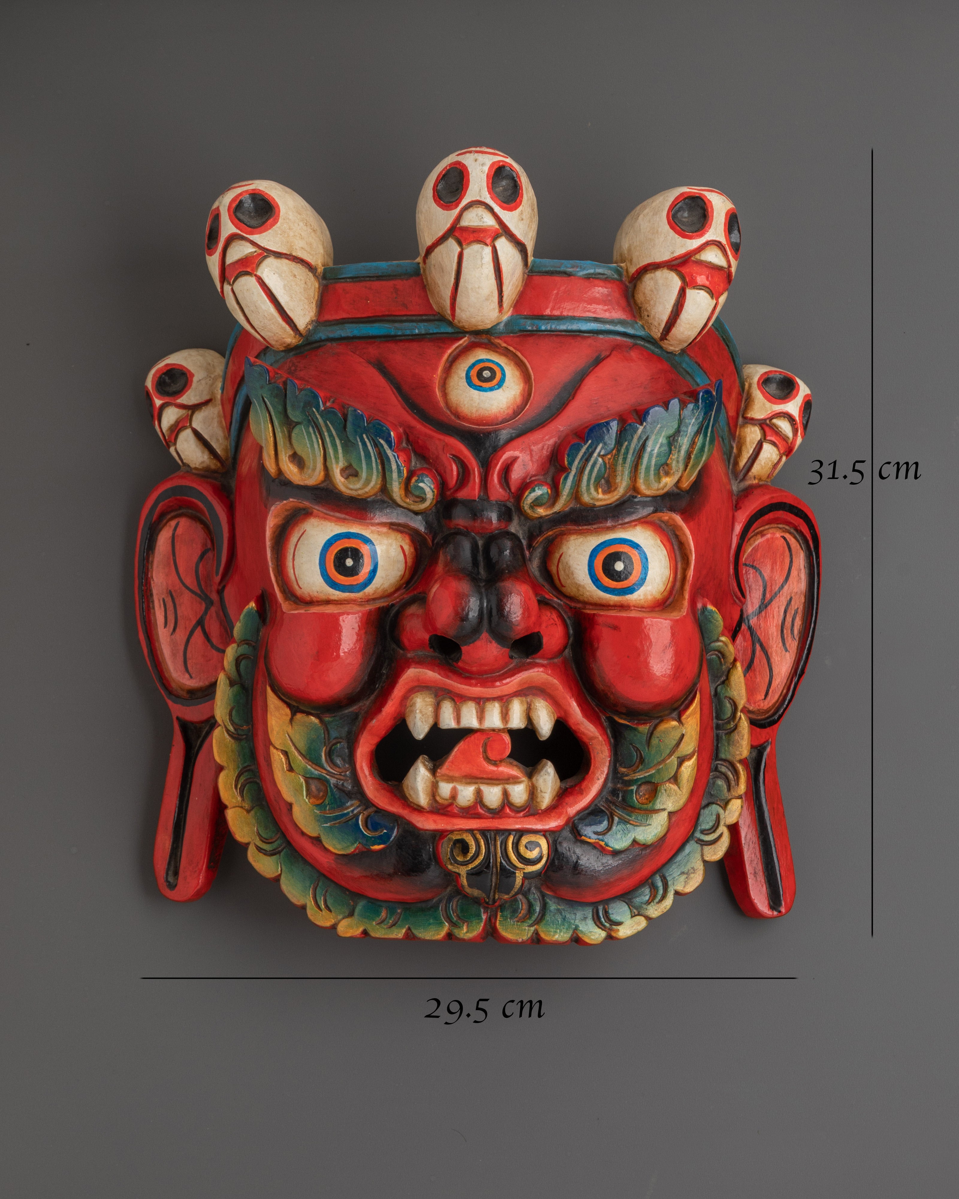 Wrathful Deity Wall Hanging | Rituals & Sacred Home Decor