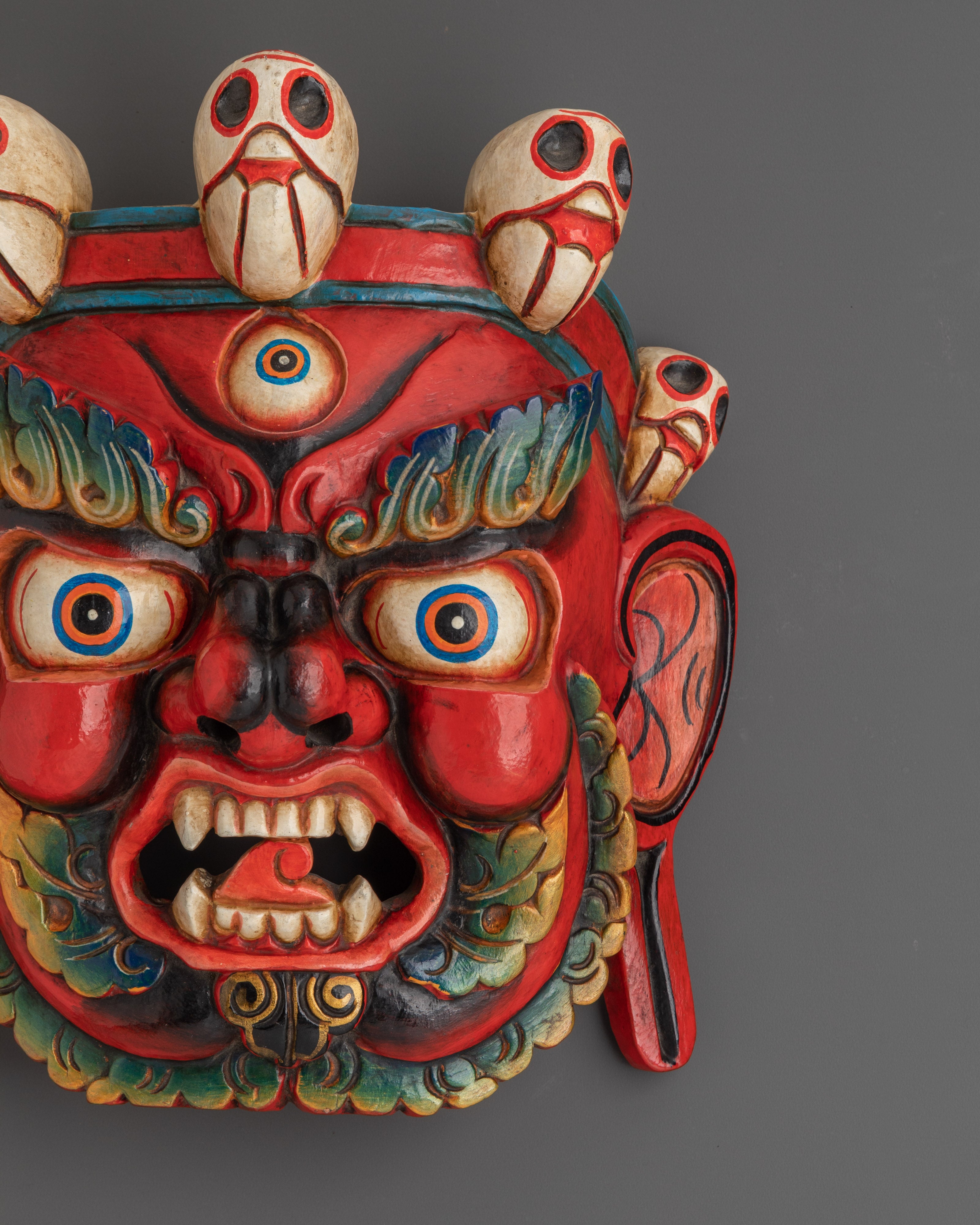 Wrathful Deity Wall Hanging | Rituals & Sacred Home Decor