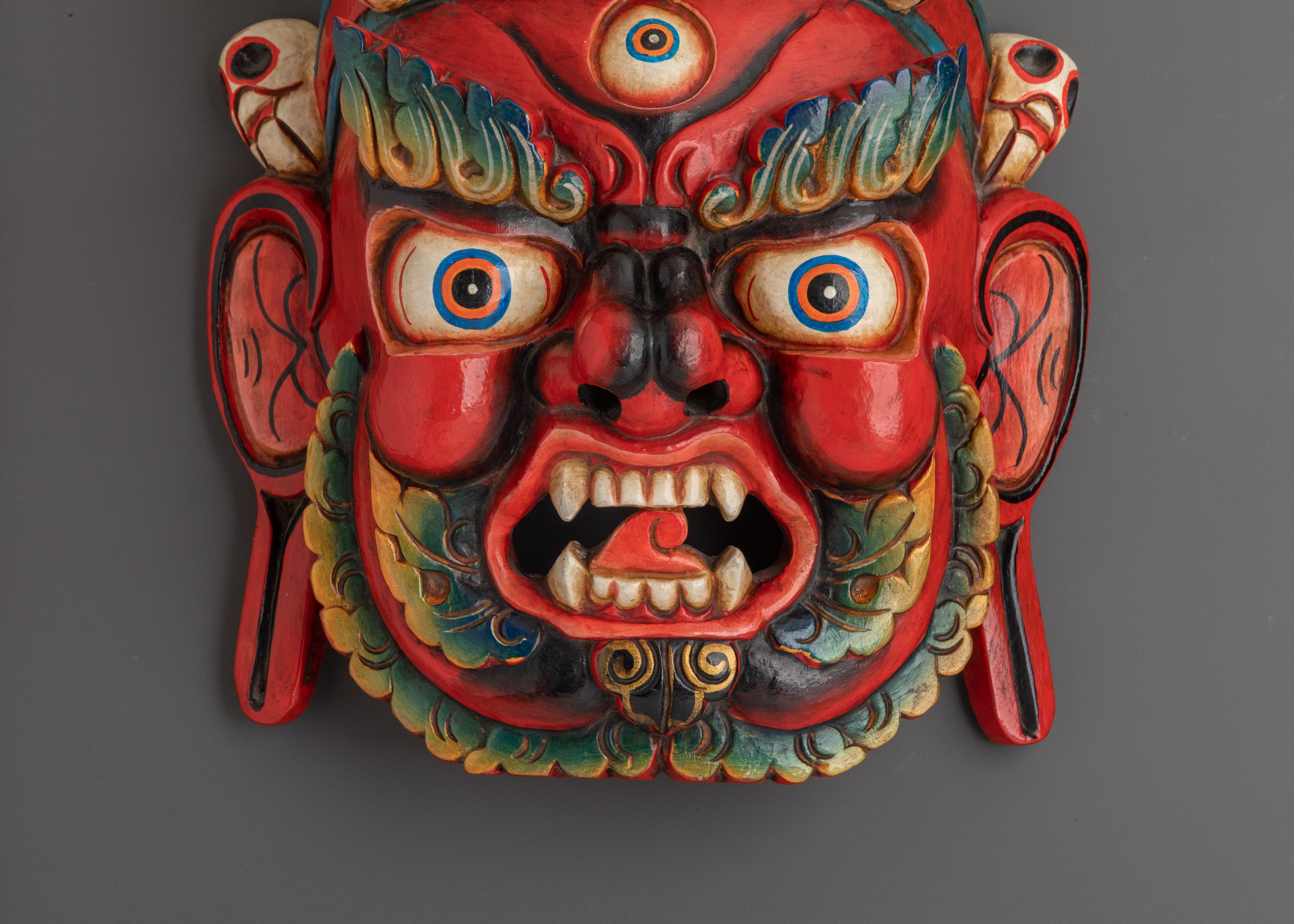 Wrathful Deity Wall Hanging | Rituals & Sacred Home Decor