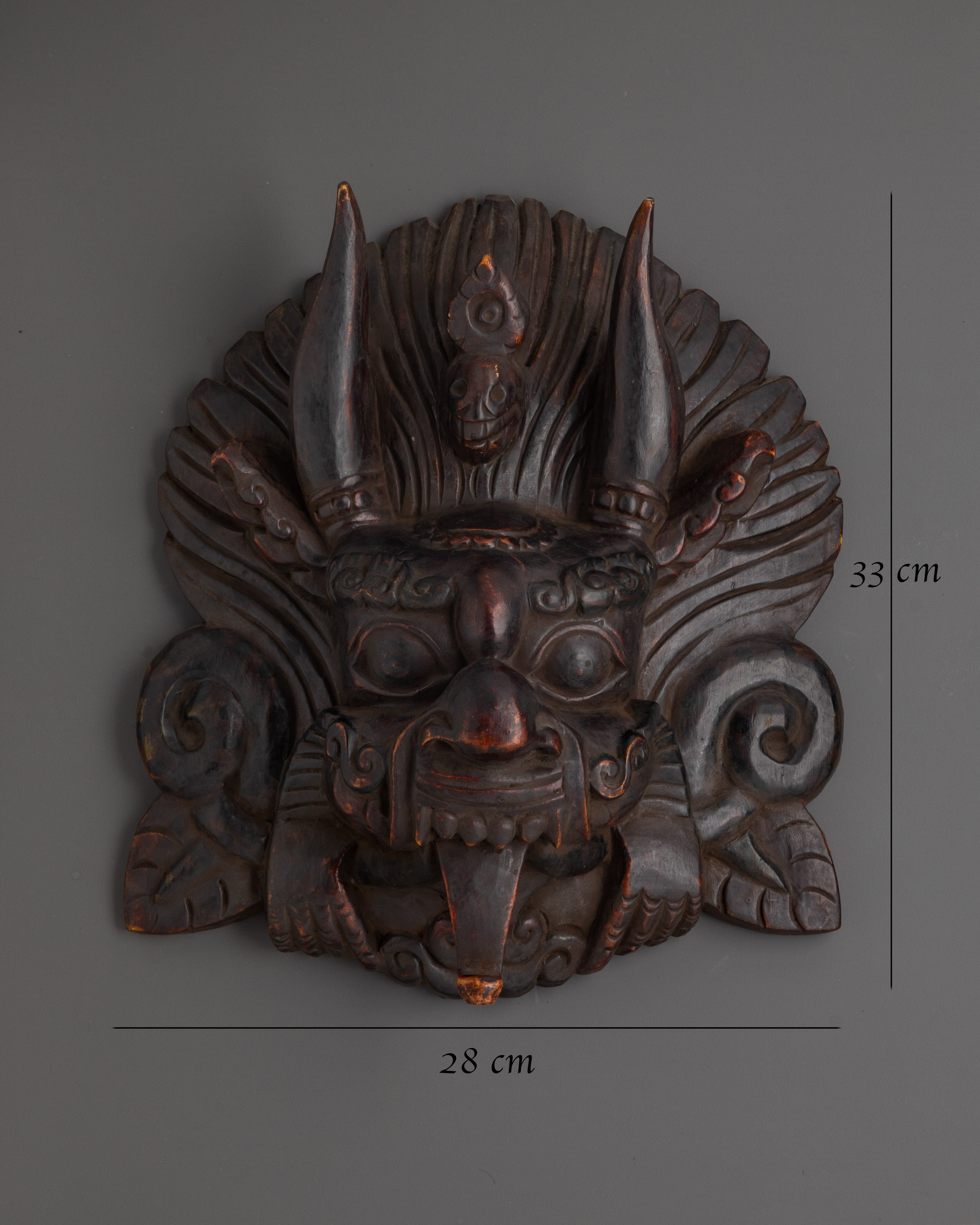 Handcrafted Garuda Wall Hanging | Tibetan Protector Deity Wall Art