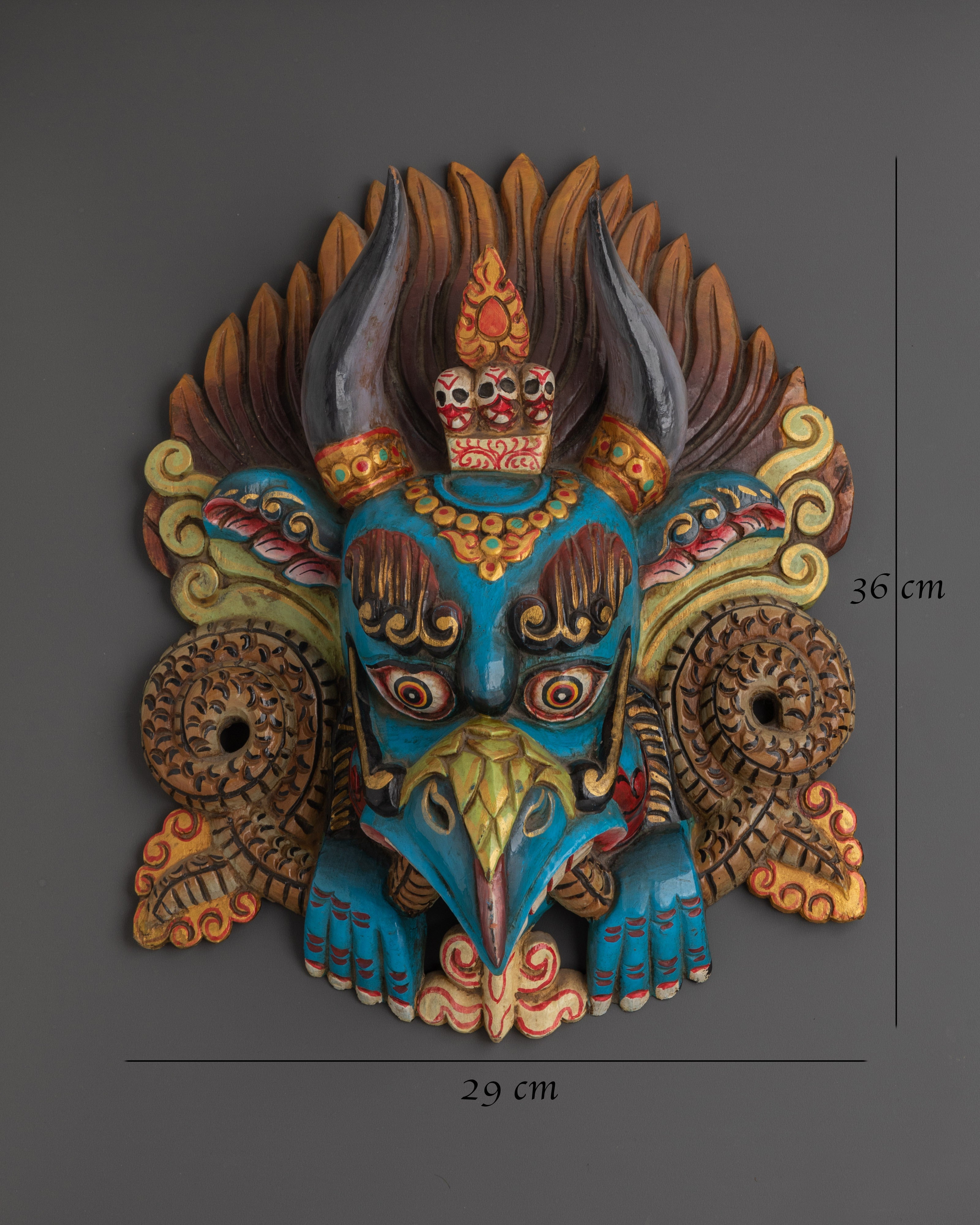 Himalayan Garuda Wall Hanging | Wooden Wall Hanging