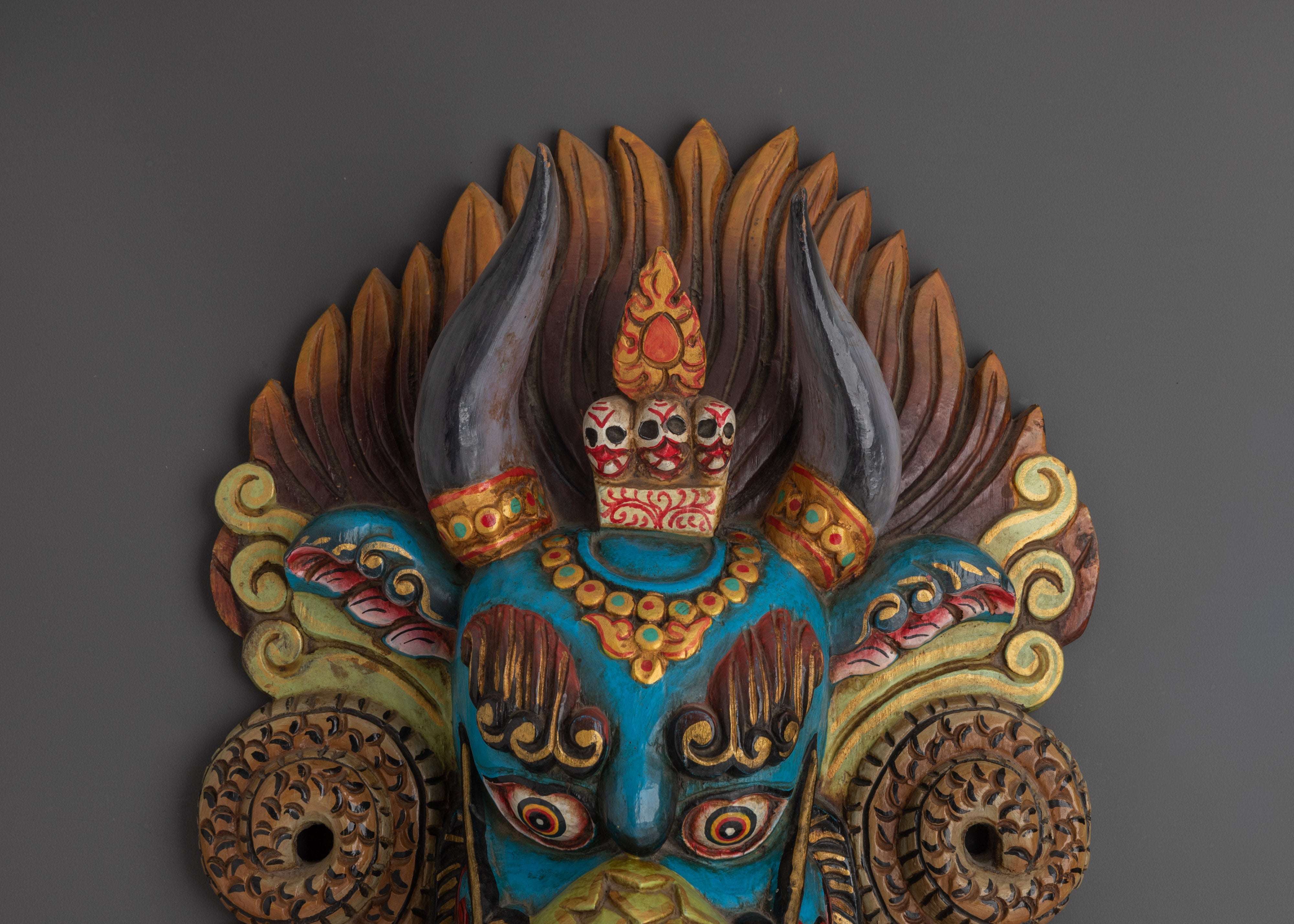 Himalayan Garuda Wall Hanging | Wooden Wall Hanging