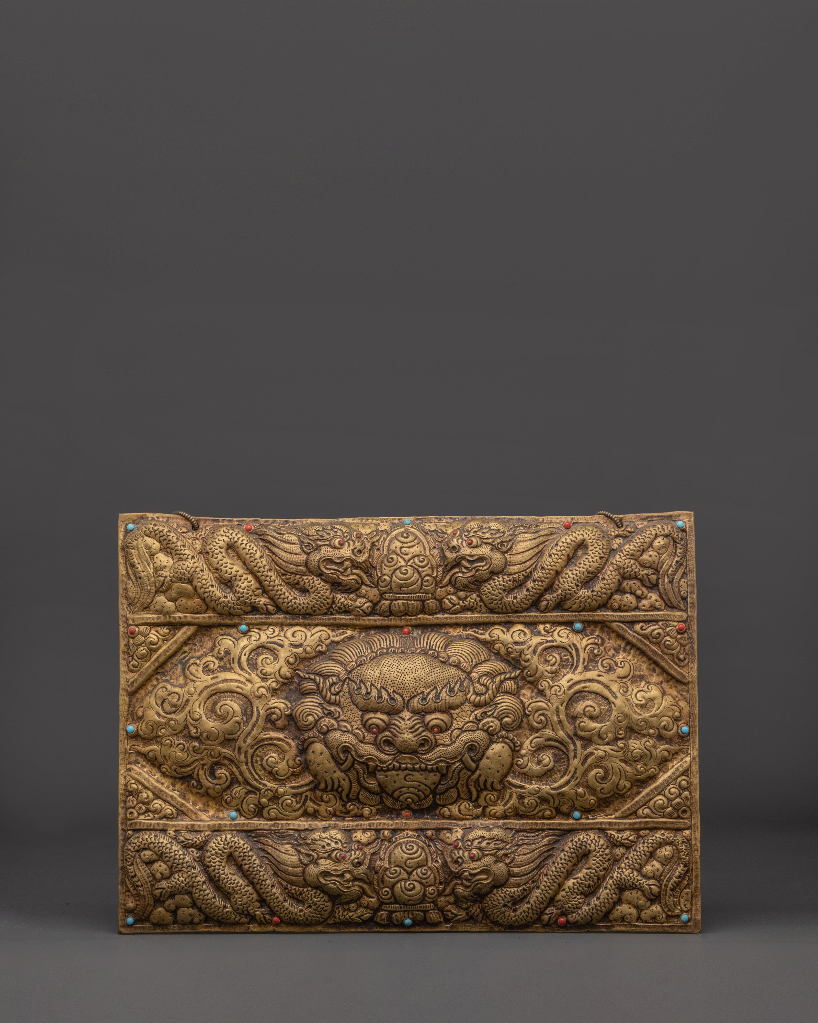 Tibetan Dragon Art Wall Hanging