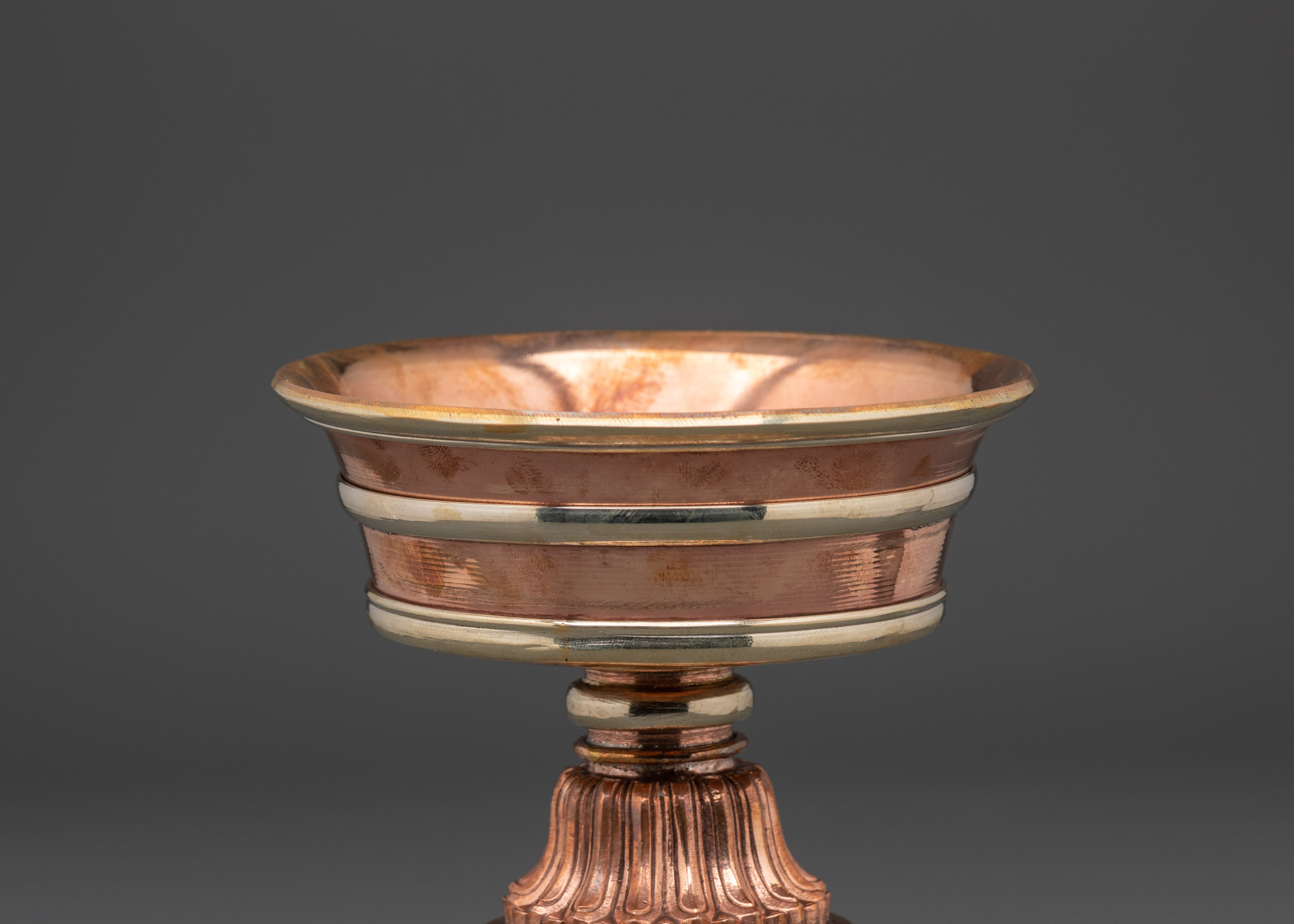 Handcrafted Spiritual Copper Butter Lamp | Buddhist Traditions