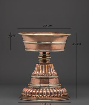 Traditional Tibetan Butter Lamp | Buddhist Decor